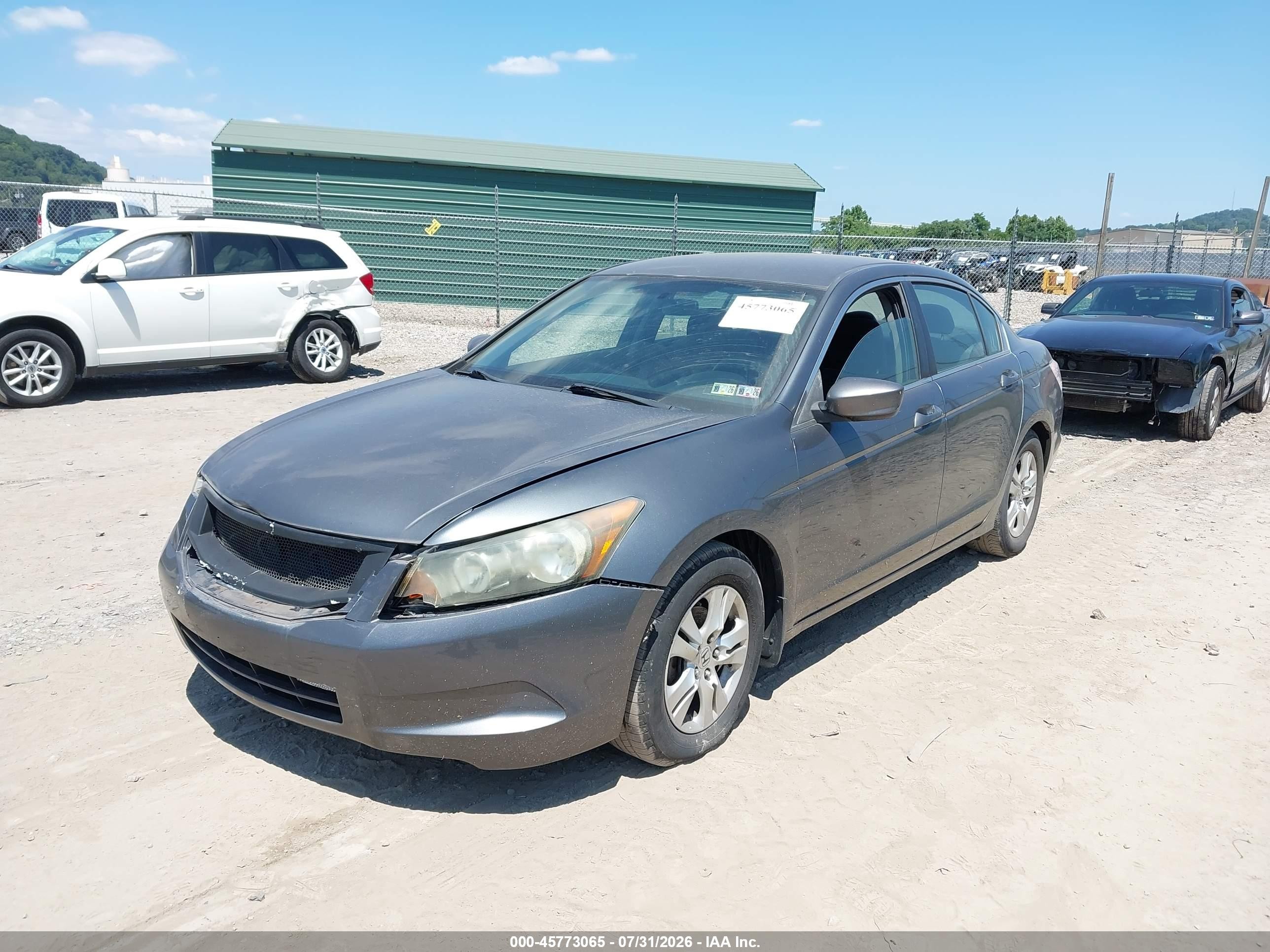 2010 Honda Accord 2.4 Lx-p Gray vin: 1HGCP2F40AA198011