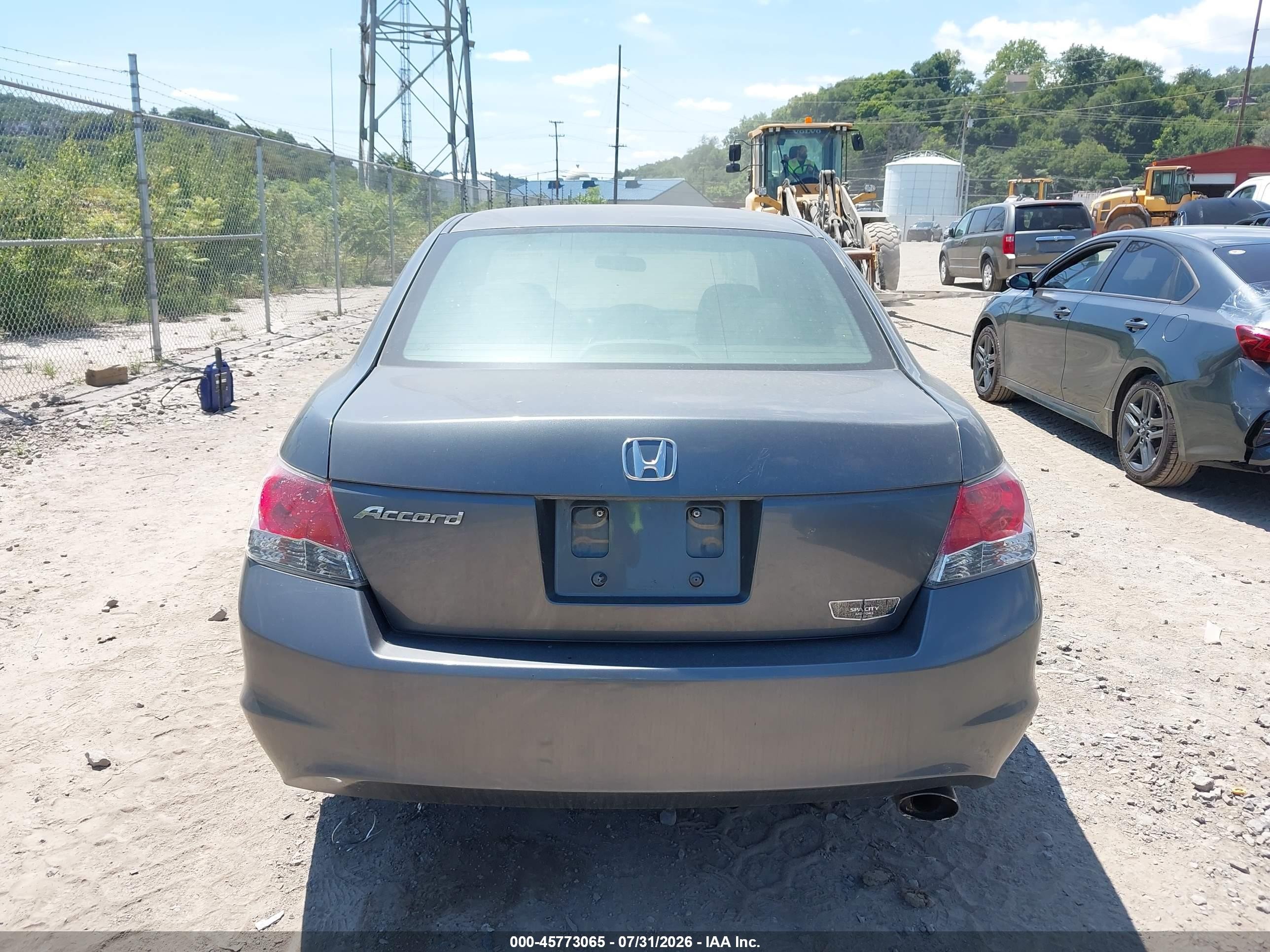 2010 Honda Accord 2.4 Lx-p Gray vin: 1HGCP2F40AA198011