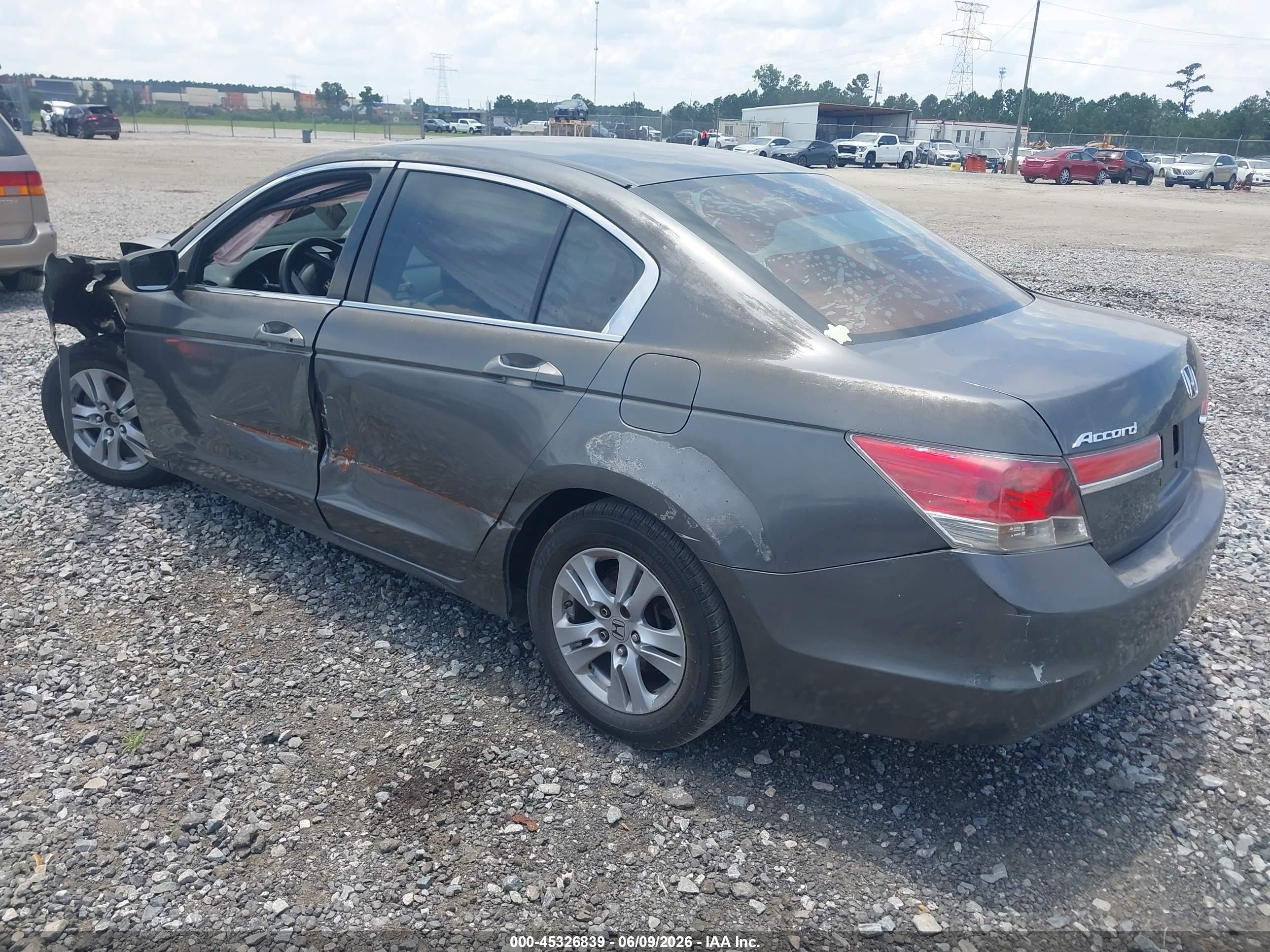 2011 Honda Accord 2.4 Lx-p Gray vin: 1HGCP2F40BA016020