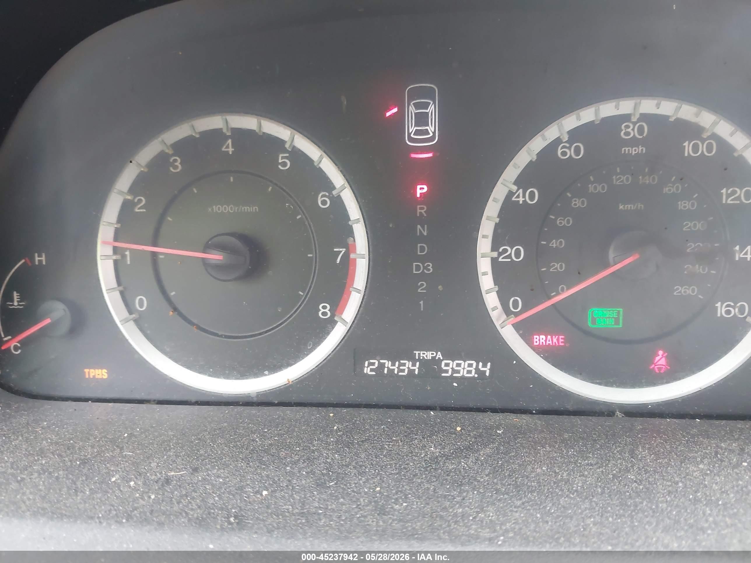 2011 Honda Accord 2.4 Lx-p Blue vin: 1HGCP2F40BA056419