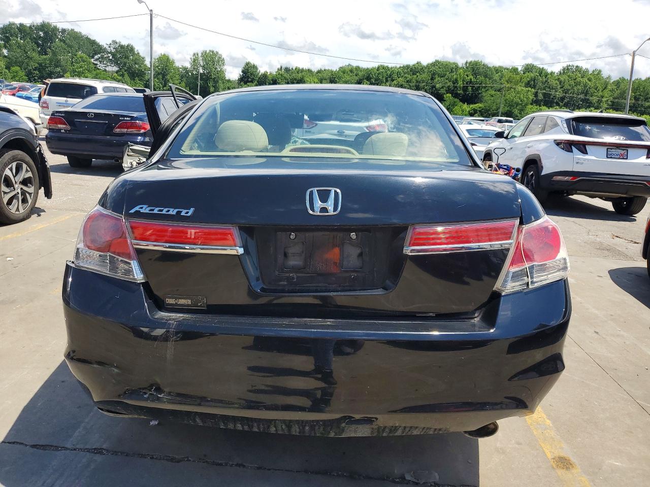 2012 Honda Accord Lxp Black vin: 1HGCP2F40CA033126