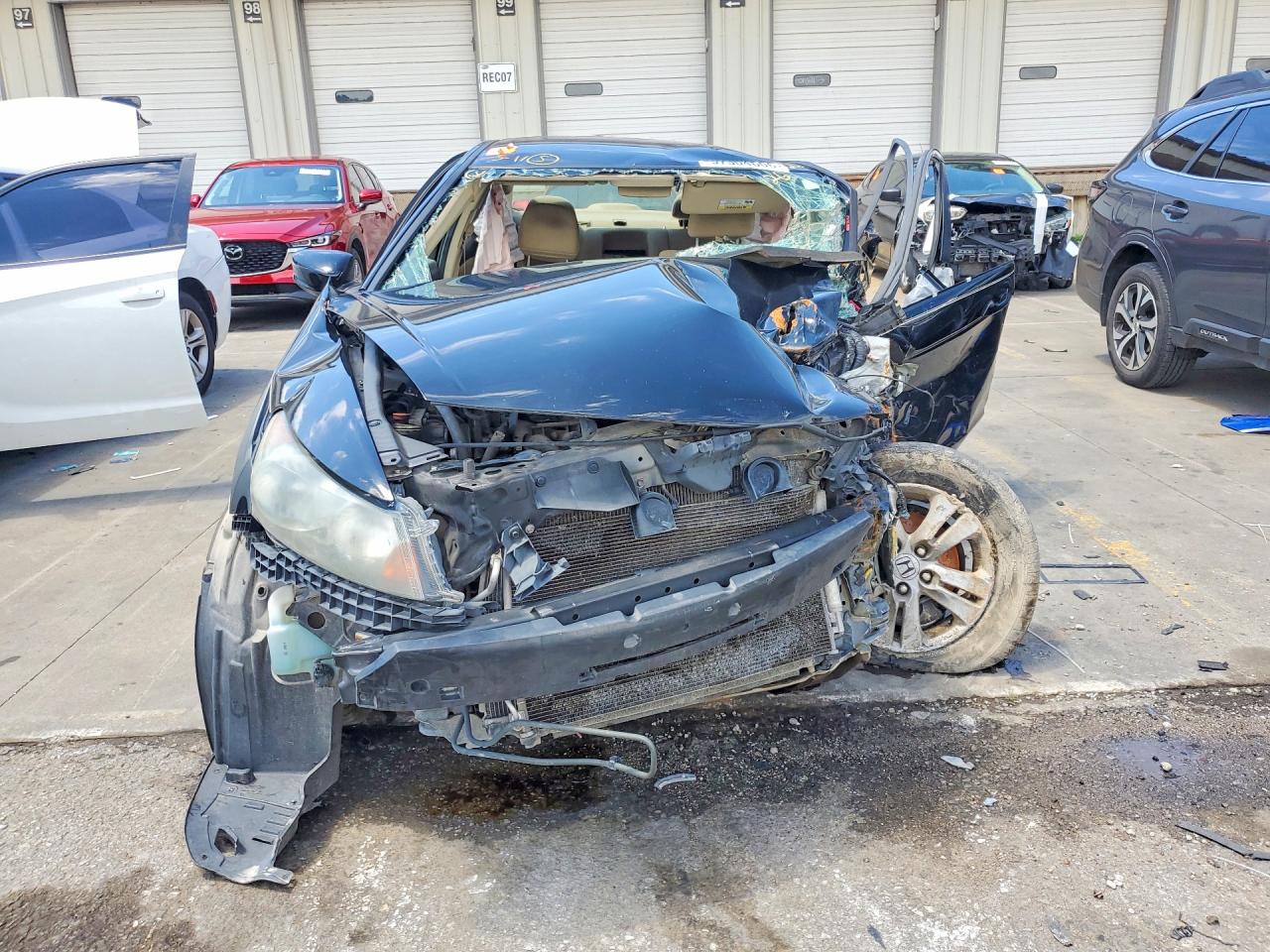 2012 Honda Accord Lxp Black vin: 1HGCP2F40CA033126