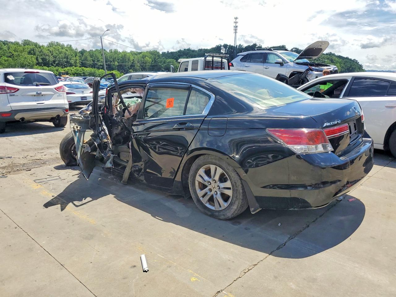 2012 Honda Accord Lxp Black vin: 1HGCP2F40CA033126
