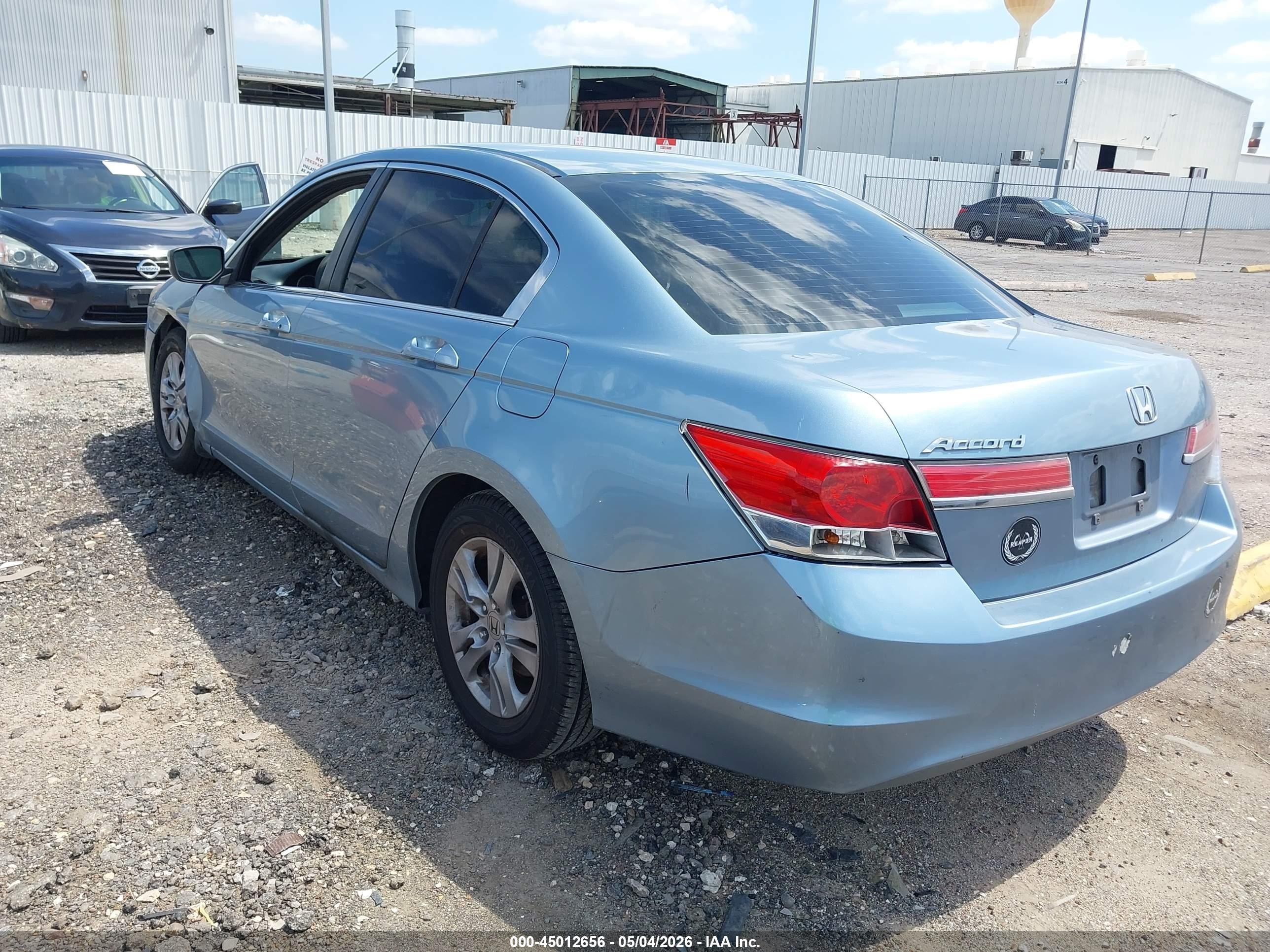 2012 Honda Accord 2.4 Lx-p Light Blue vin: 1HGCP2F40CA087283