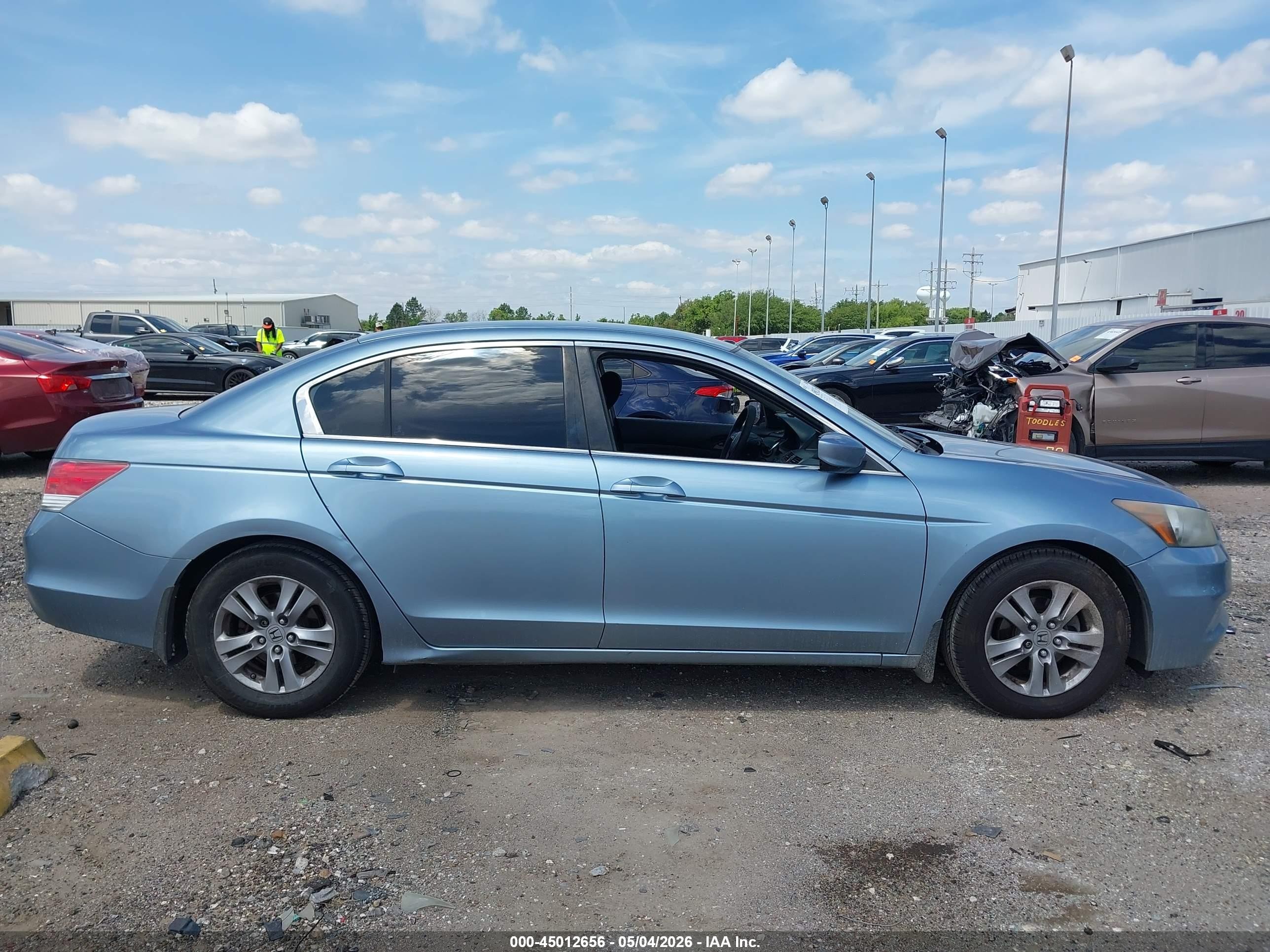 2012 Honda Accord 2.4 Lx-p Light Blue vin: 1HGCP2F40CA087283