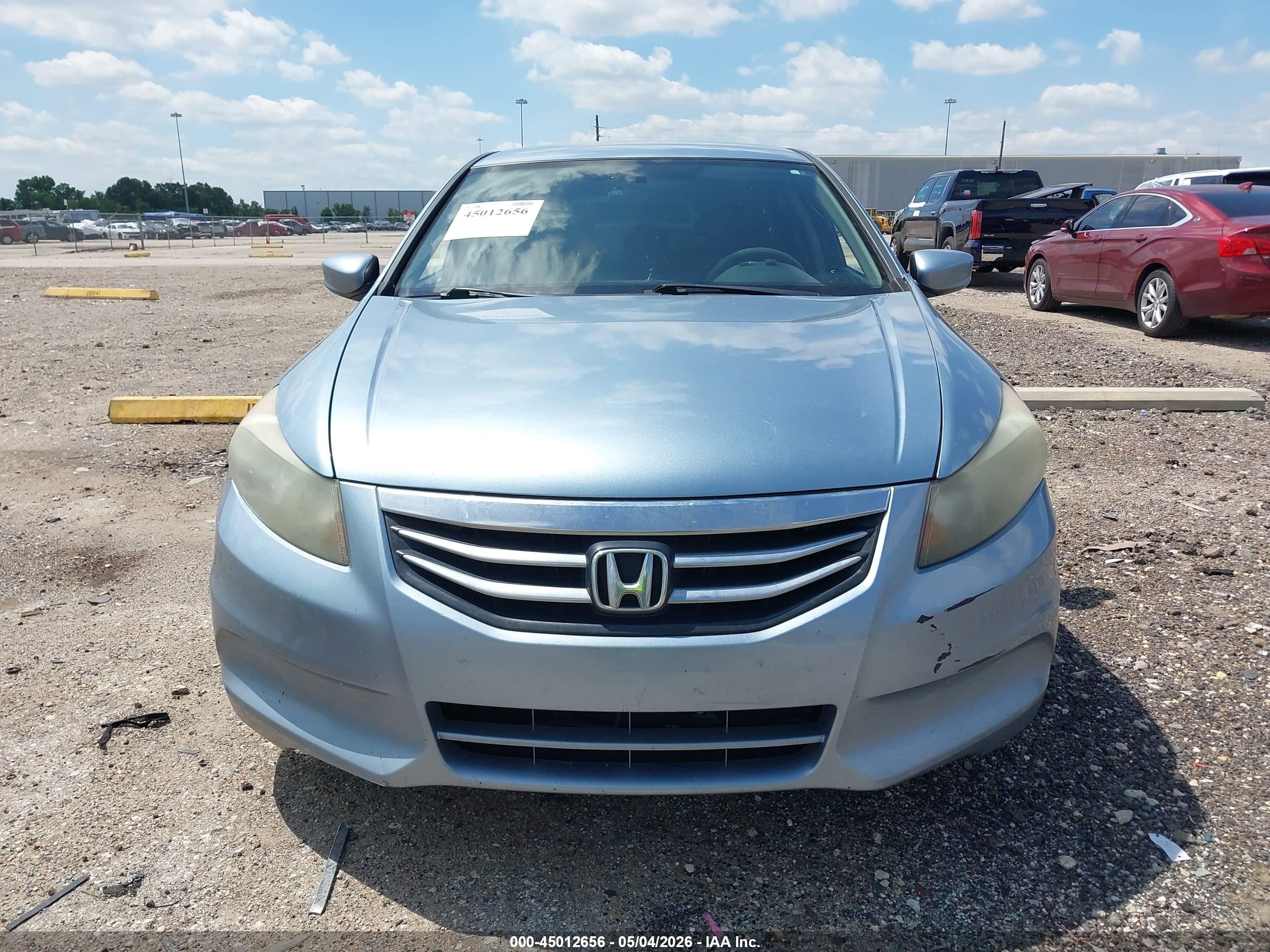 2012 Honda Accord 2.4 Lx-p Light Blue vin: 1HGCP2F40CA087283