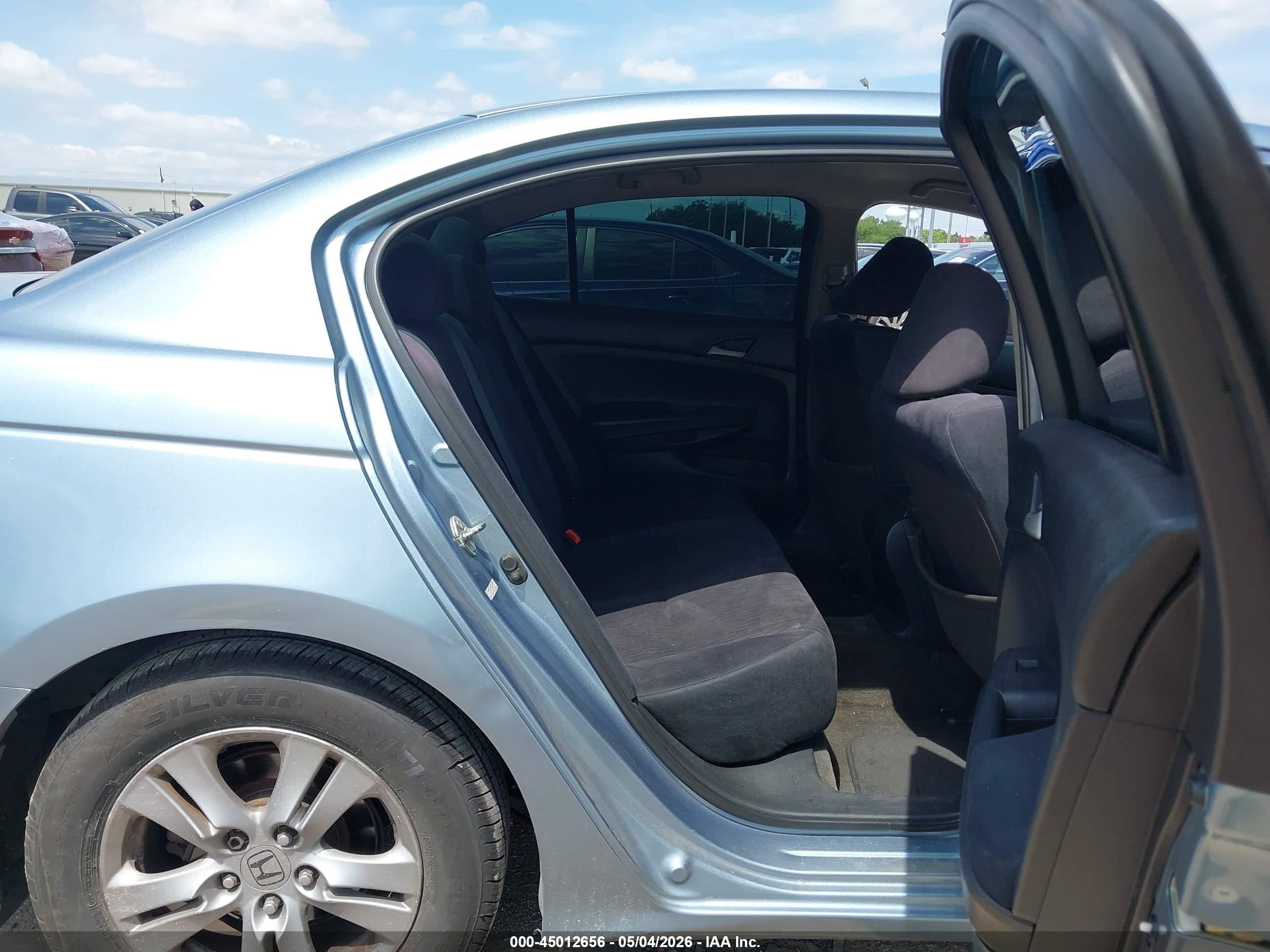2012 Honda Accord 2.4 Lx-p Light Blue vin: 1HGCP2F40CA087283