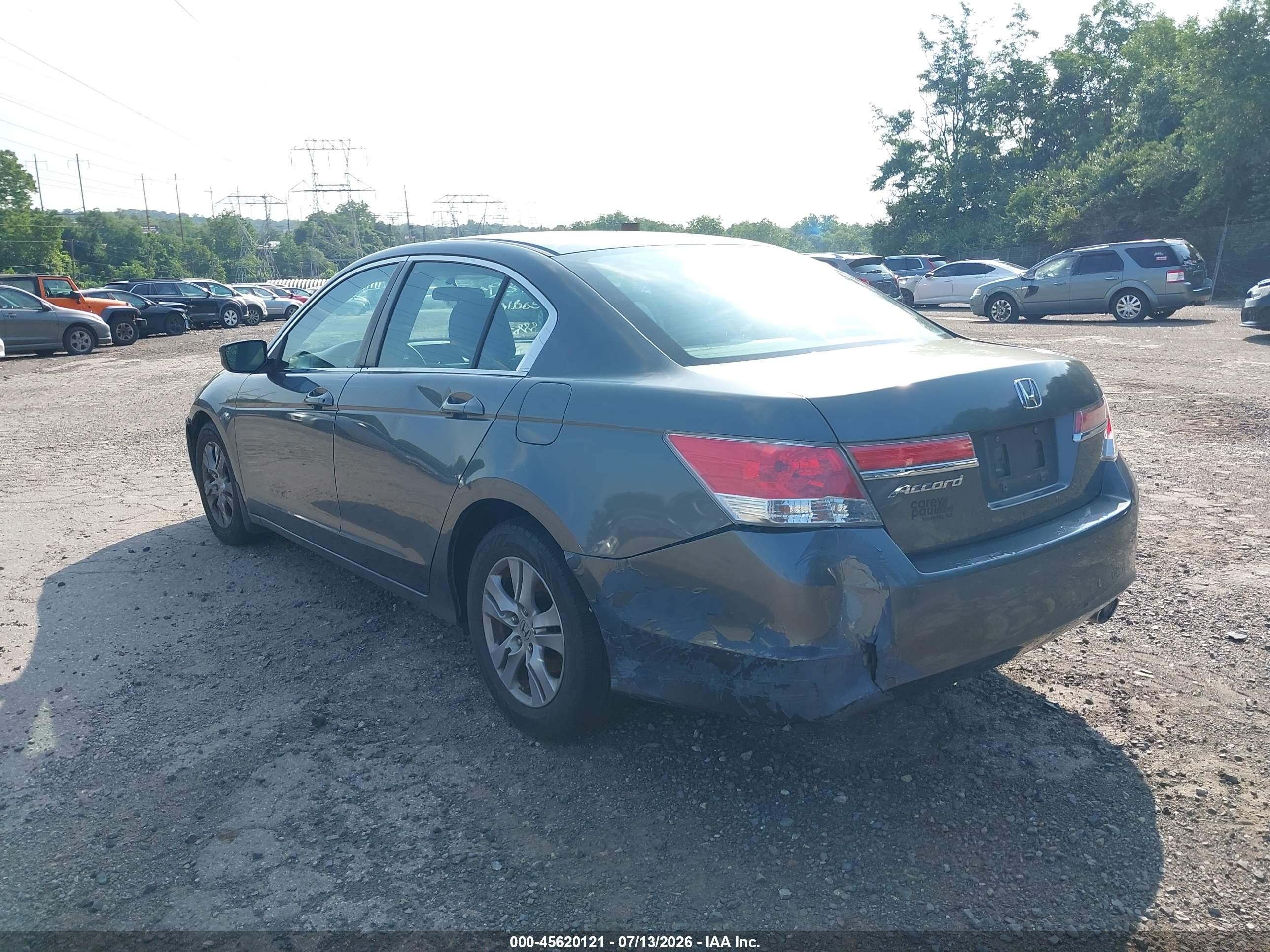 2012 Honda Accord 2.4 Lx-p Gray vin: 1HGCP2F40CA173726