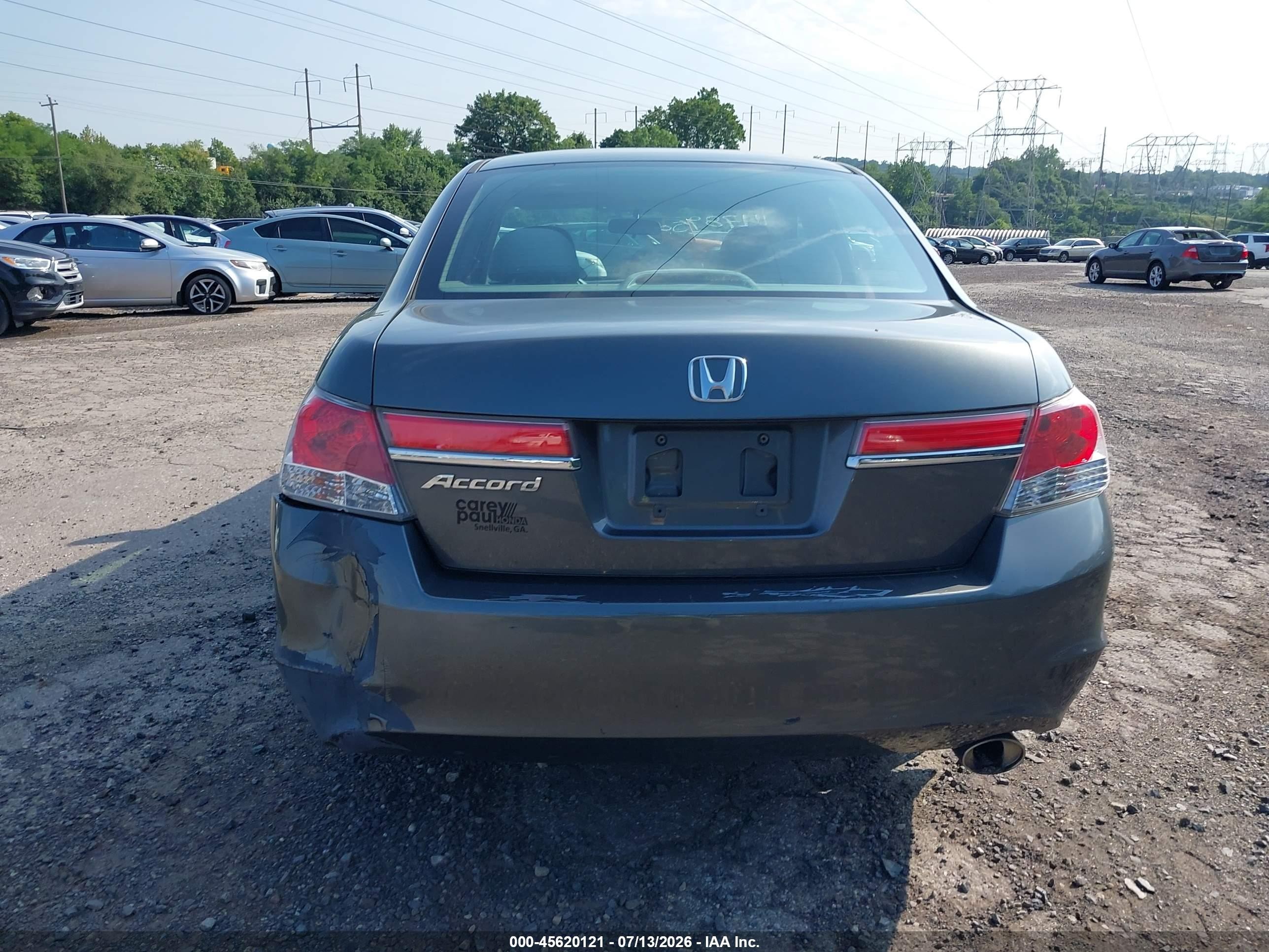2012 Honda Accord 2.4 Lx-p Gray vin: 1HGCP2F40CA173726
