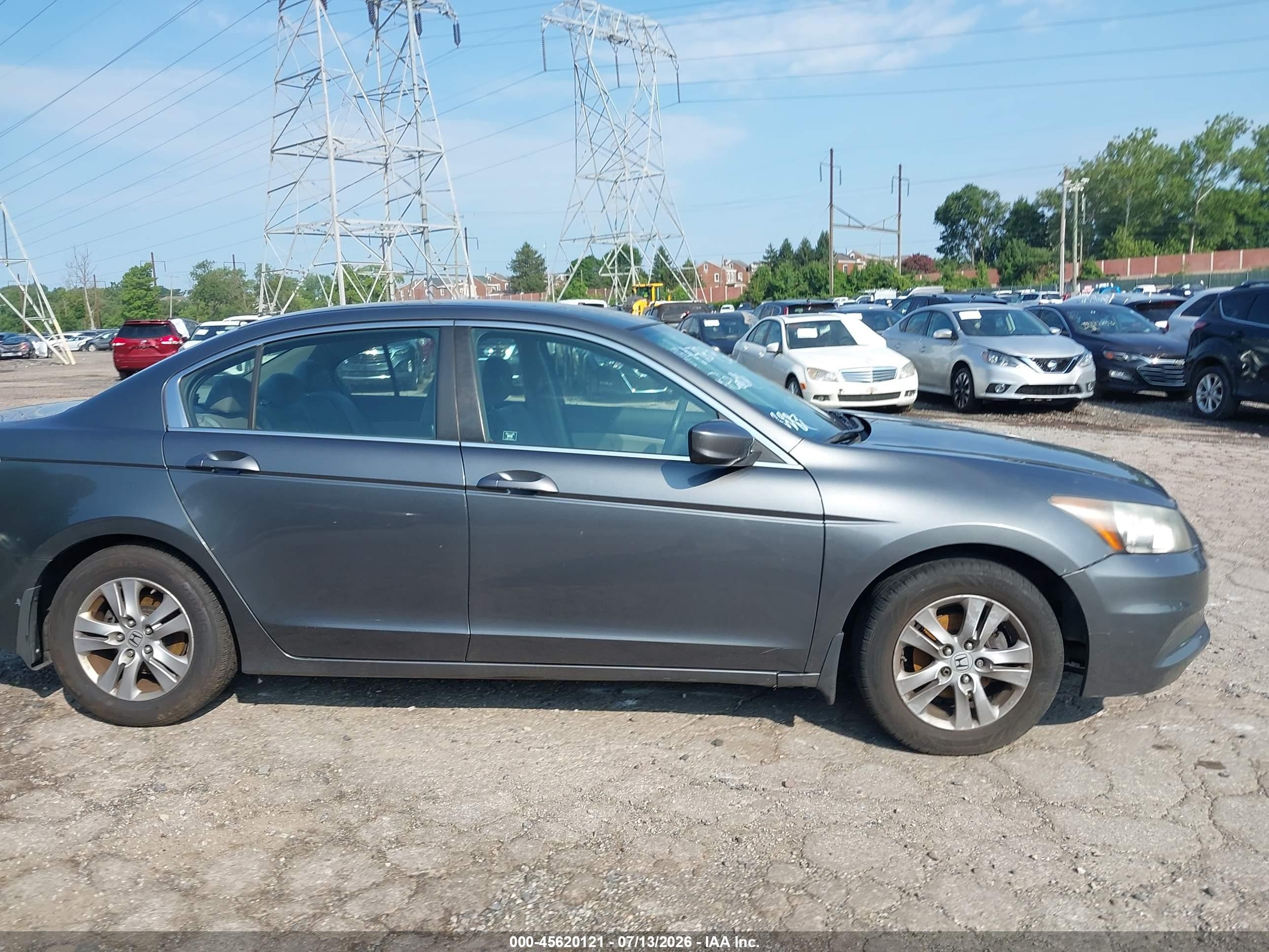 2012 Honda Accord 2.4 Lx-p Gray vin: 1HGCP2F40CA173726