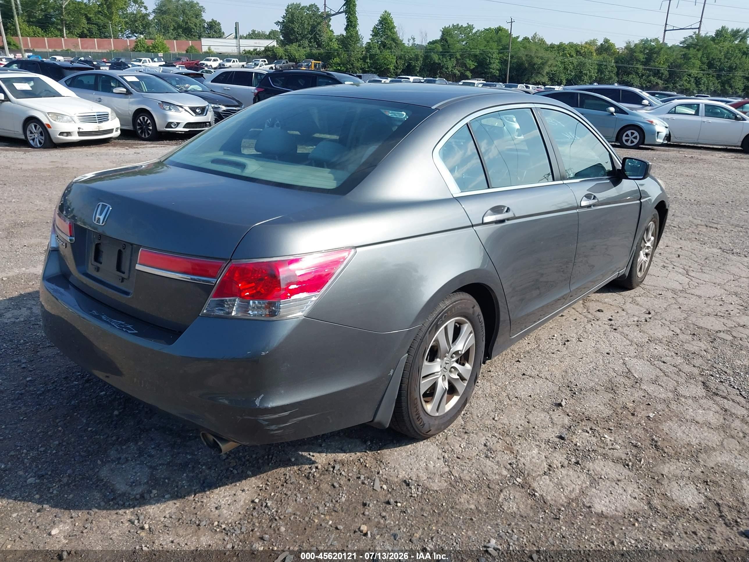 2012 Honda Accord 2.4 Lx-p Gray vin: 1HGCP2F40CA173726