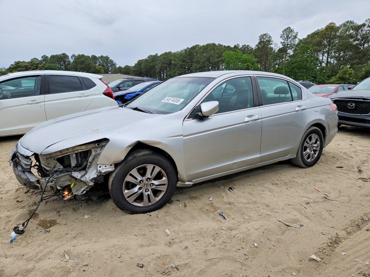 2012 Honda Accord Lxp Silver vin: 1HGCP2F40CA222858