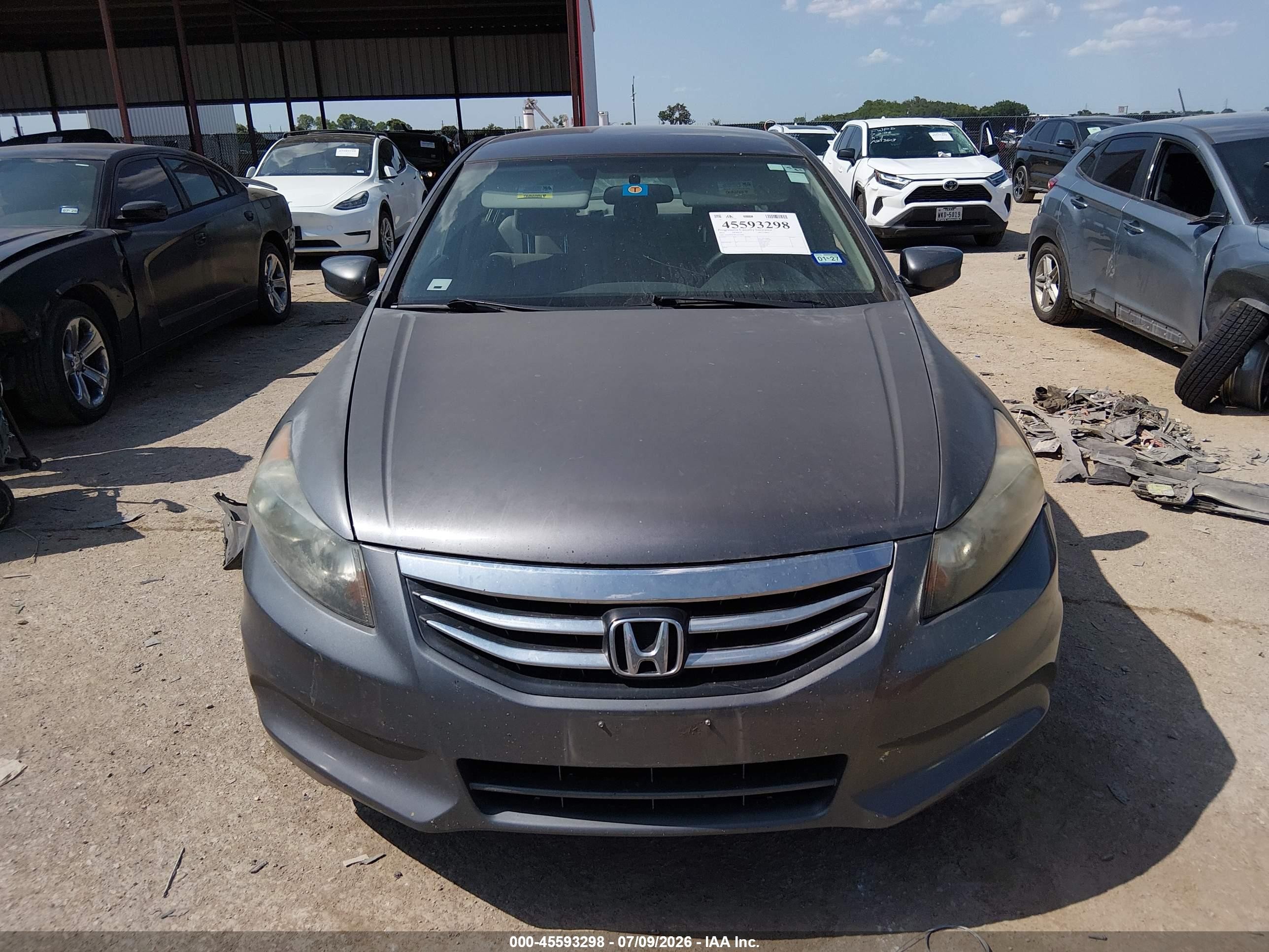 2012 Honda Accord 2.4 Lx-p Gray vin: 1HGCP2F40CA227848