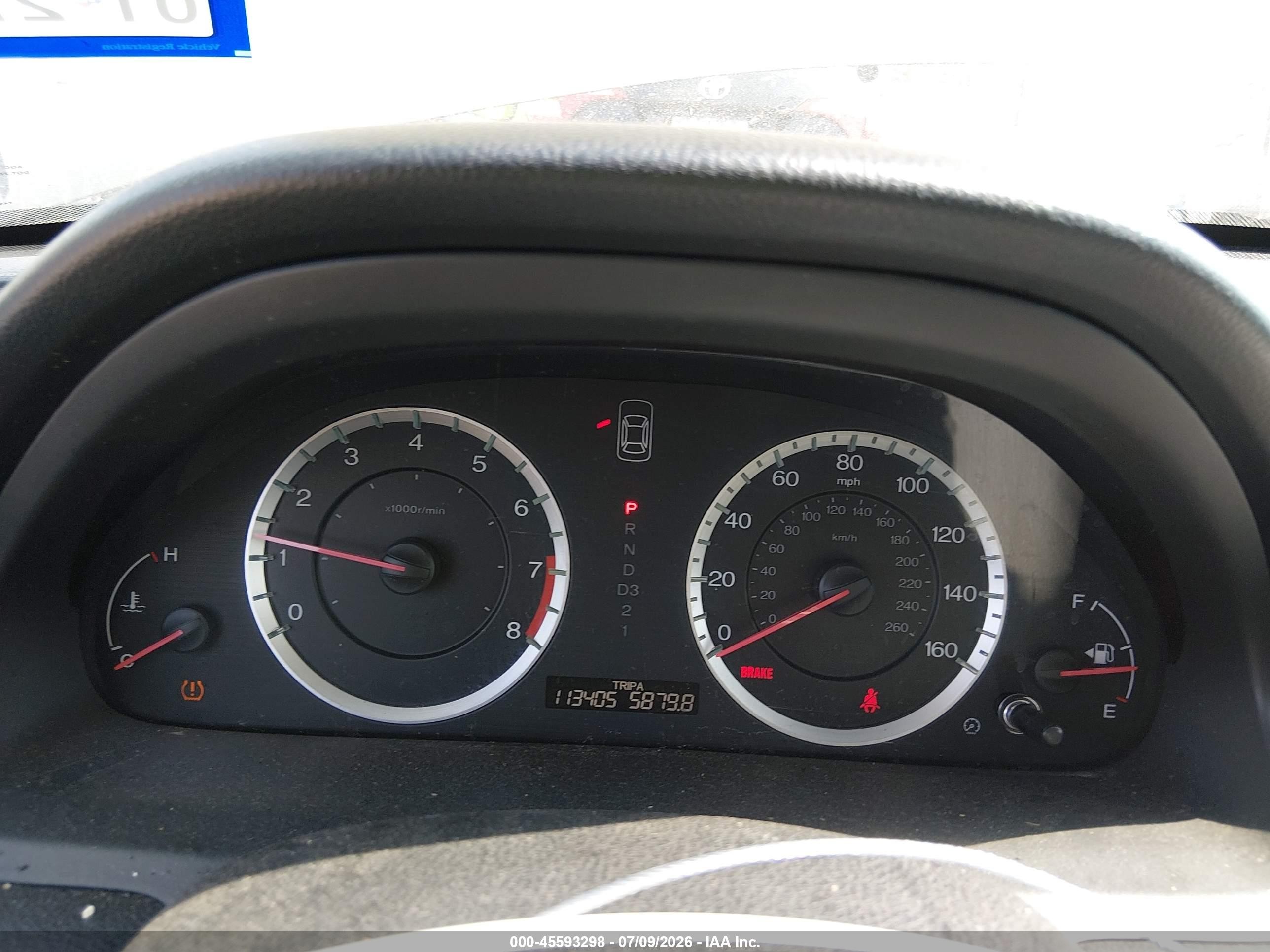 2012 Honda Accord 2.4 Lx-p Gray vin: 1HGCP2F40CA227848