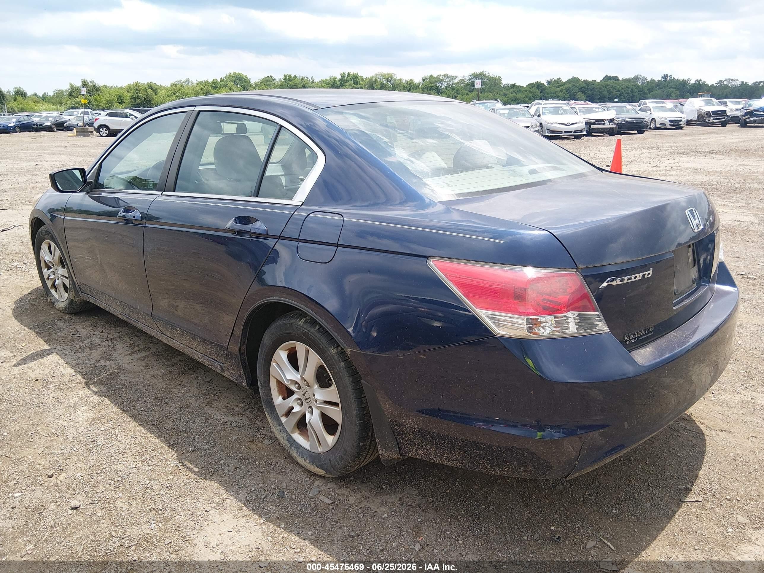 2010 Honda Accord 2.4 Lx-p Синий vin: 1HGCP2F41AA020902