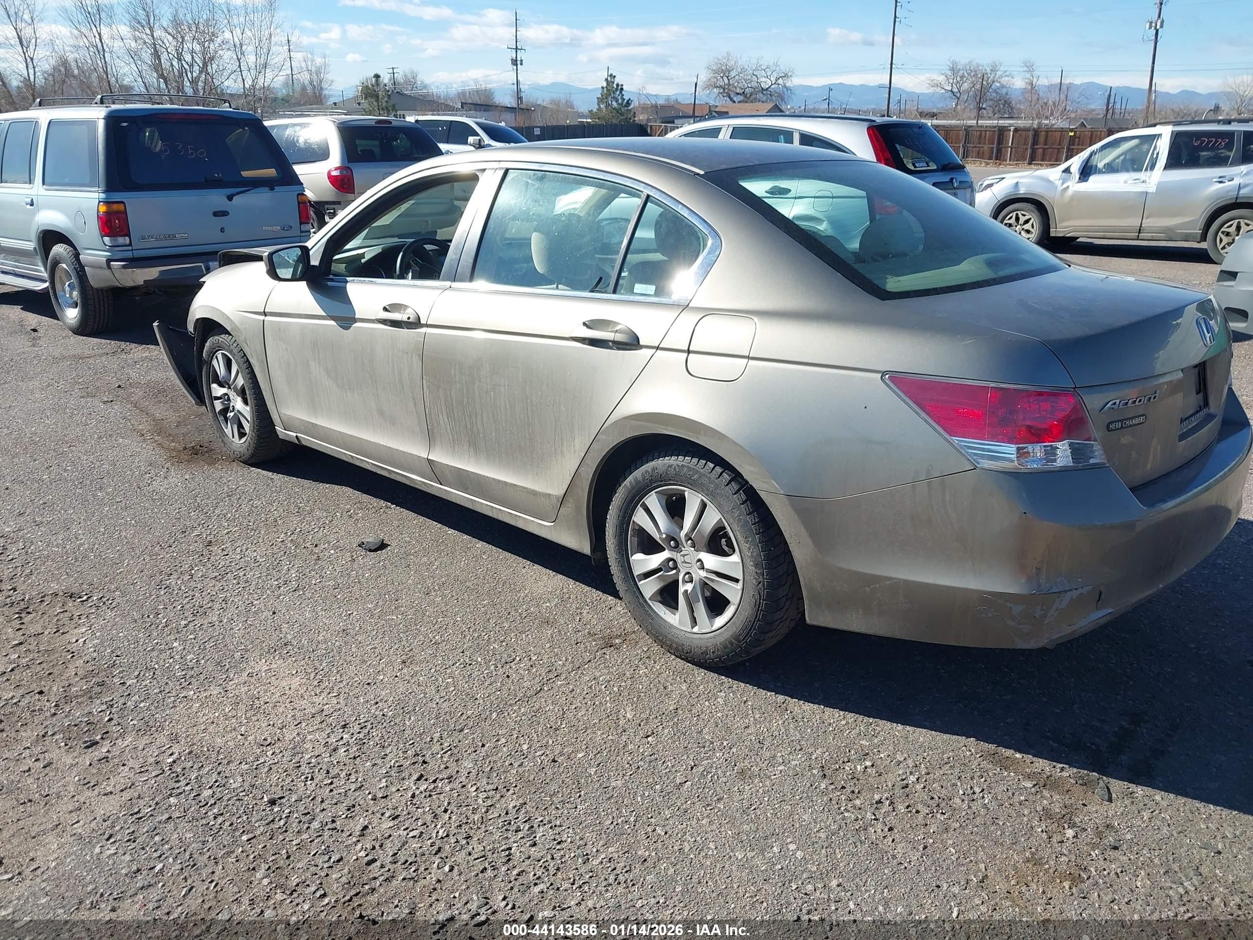 2010 Honda Accord 2.4 Lx-p Gold vin: 1HGCP2F41AA075253