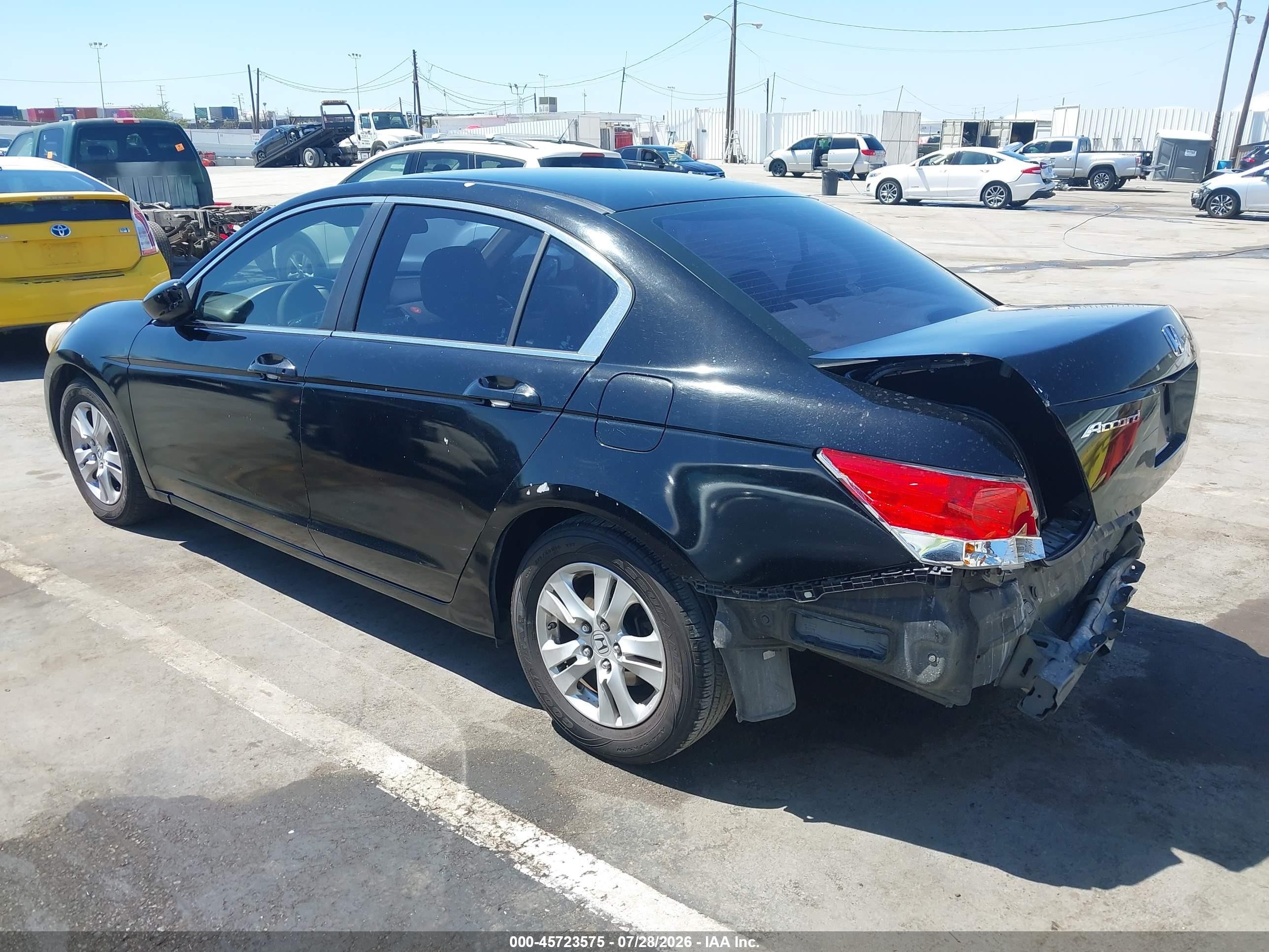 2010 Honda Accord 2.4 Lx-p Black vin: 1HGCP2F41AA102936