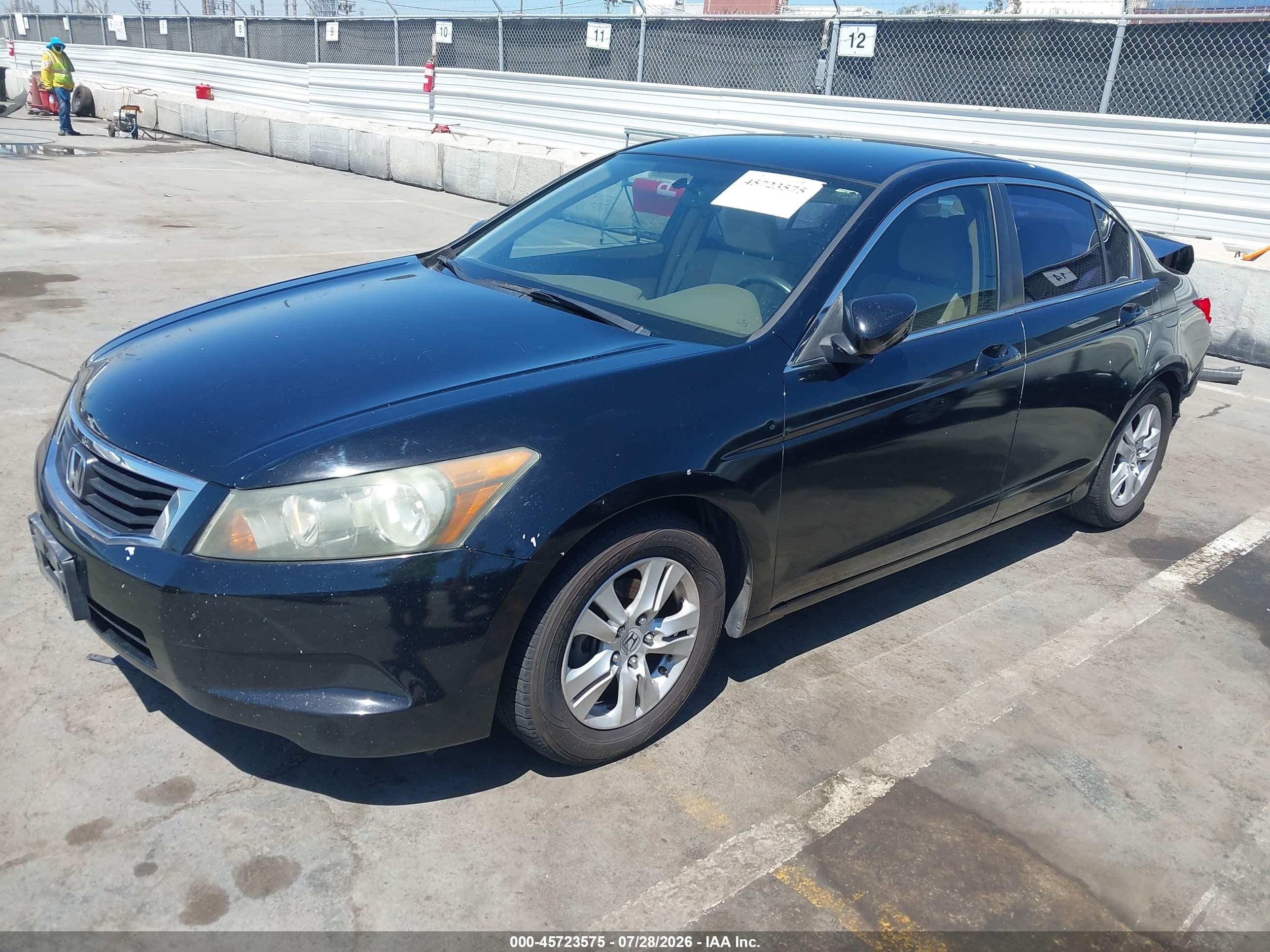 2010 Honda Accord 2.4 Lx-p Black vin: 1HGCP2F41AA102936