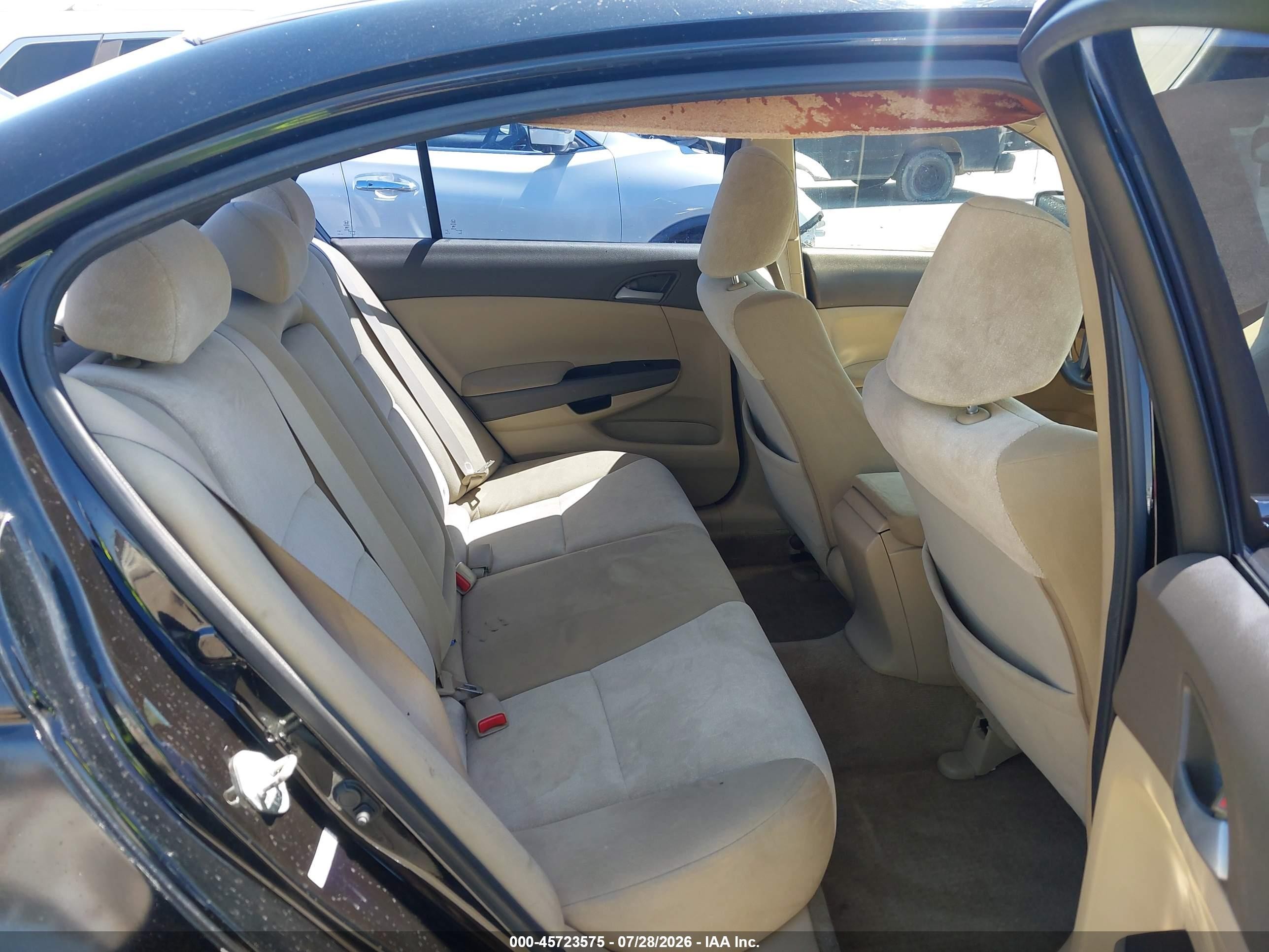 2010 Honda Accord 2.4 Lx-p Black vin: 1HGCP2F41AA102936