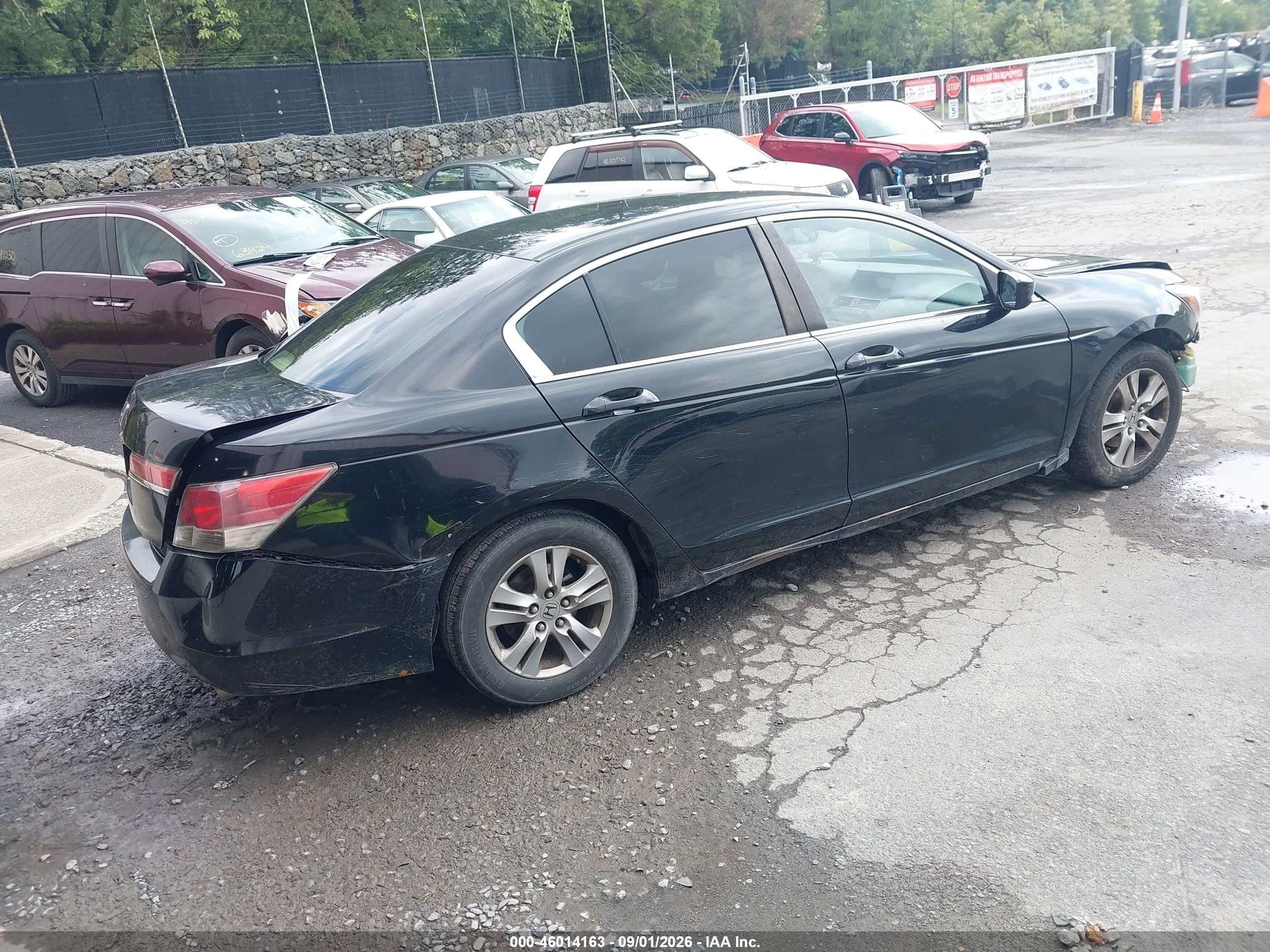 2011 Honda Accord 2.4 Lx-p Black vin: 1HGCP2F41BA007651