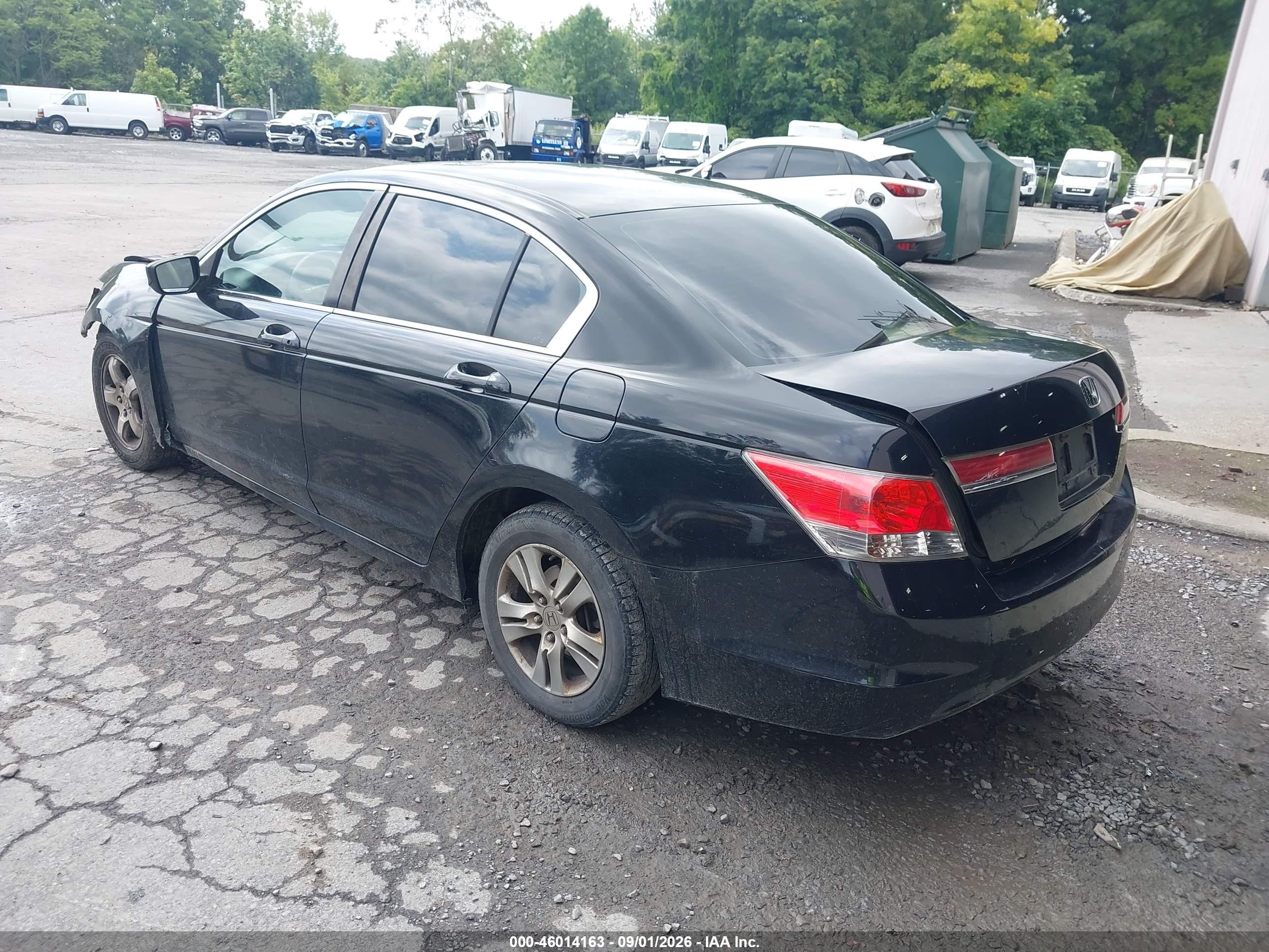 2011 Honda Accord 2.4 Lx-p Black vin: 1HGCP2F41BA007651