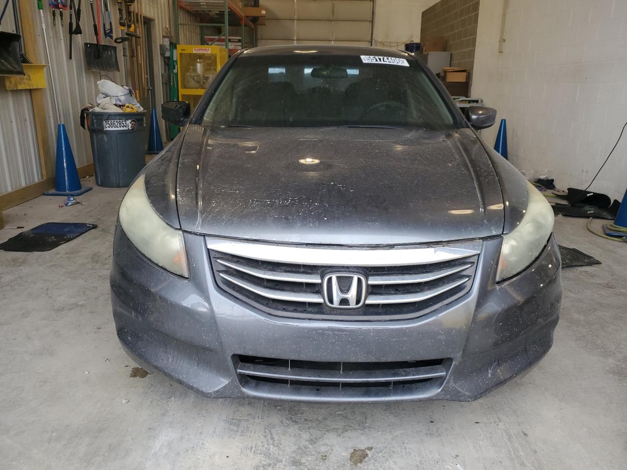 2011 Honda Accord Lxp Gray vin: 1HGCP2F41BA022358 Damage: Hood, Heavy Scratch, 1 To 2 Inches