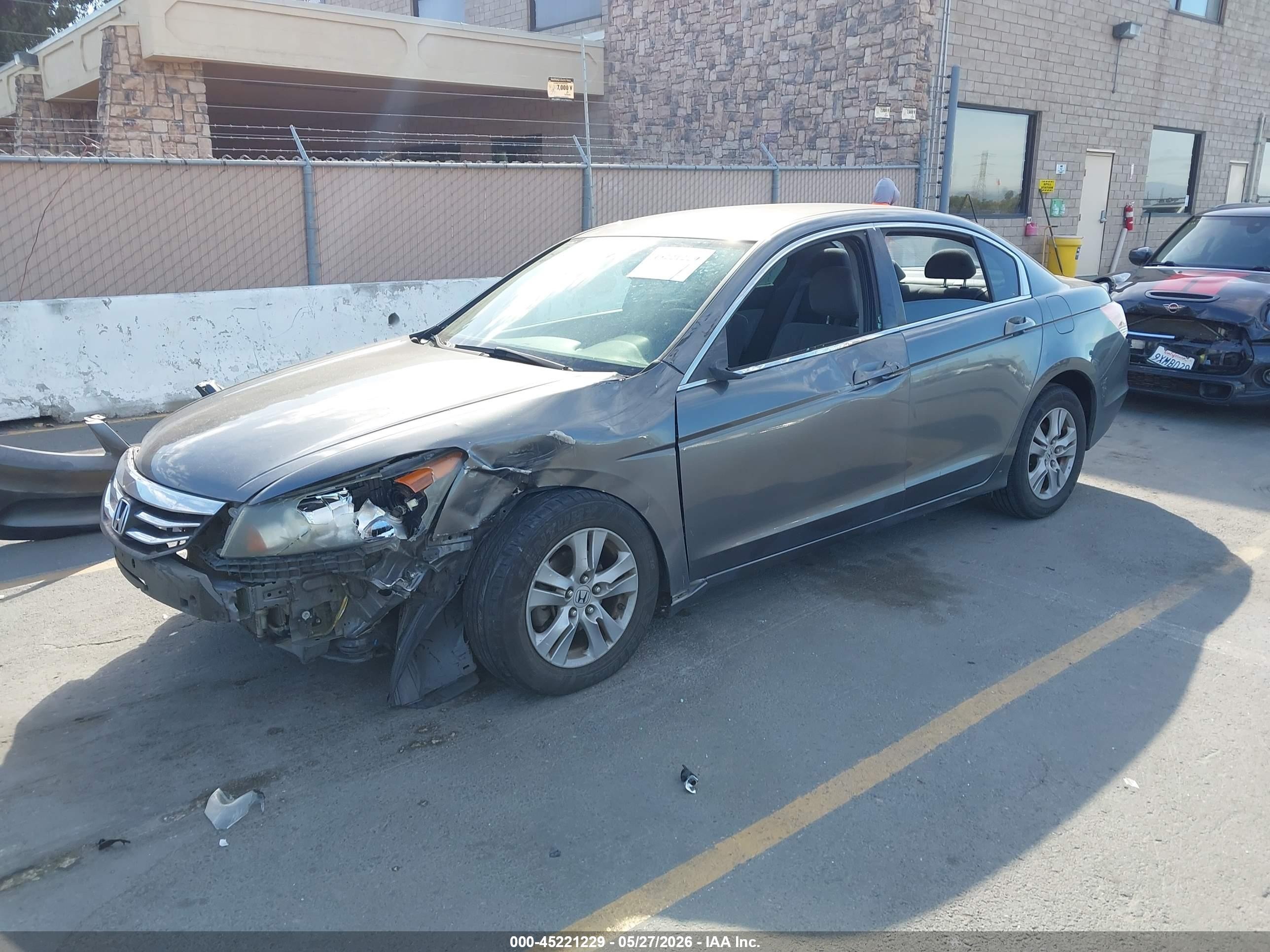 2011 Honda Accord 2.4 Lx-p Green vin: 1HGCP2F41BA043775