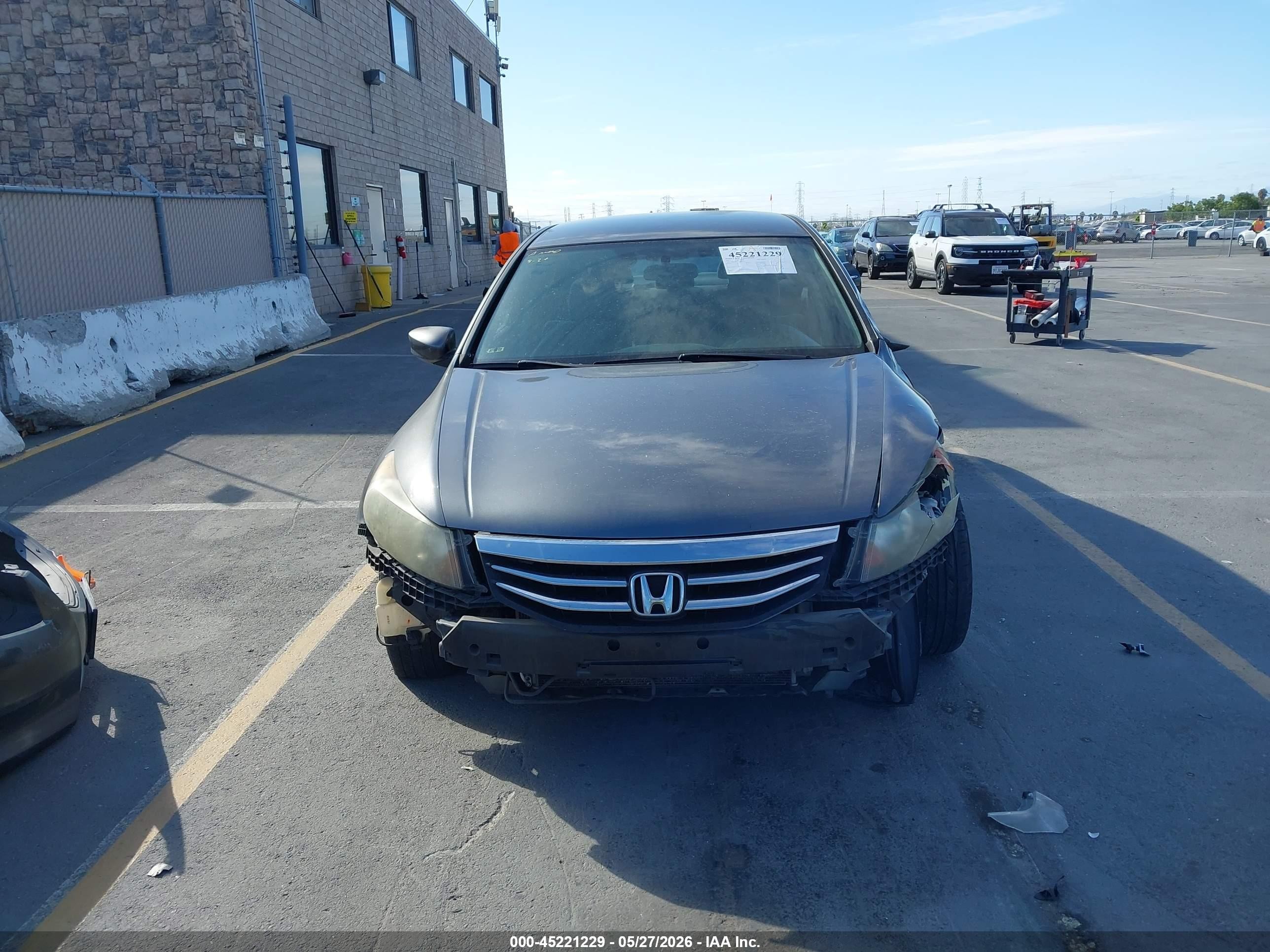 2011 Honda Accord 2.4 Lx-p Green vin: 1HGCP2F41BA043775