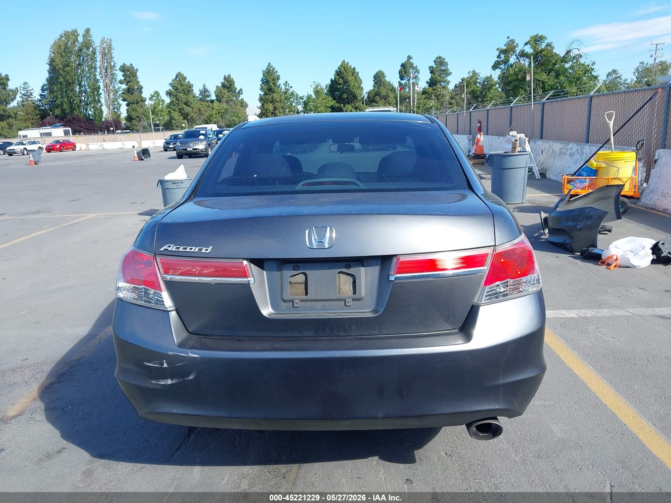 2011 Honda Accord 2.4 Lx-p Green vin: 1HGCP2F41BA043775