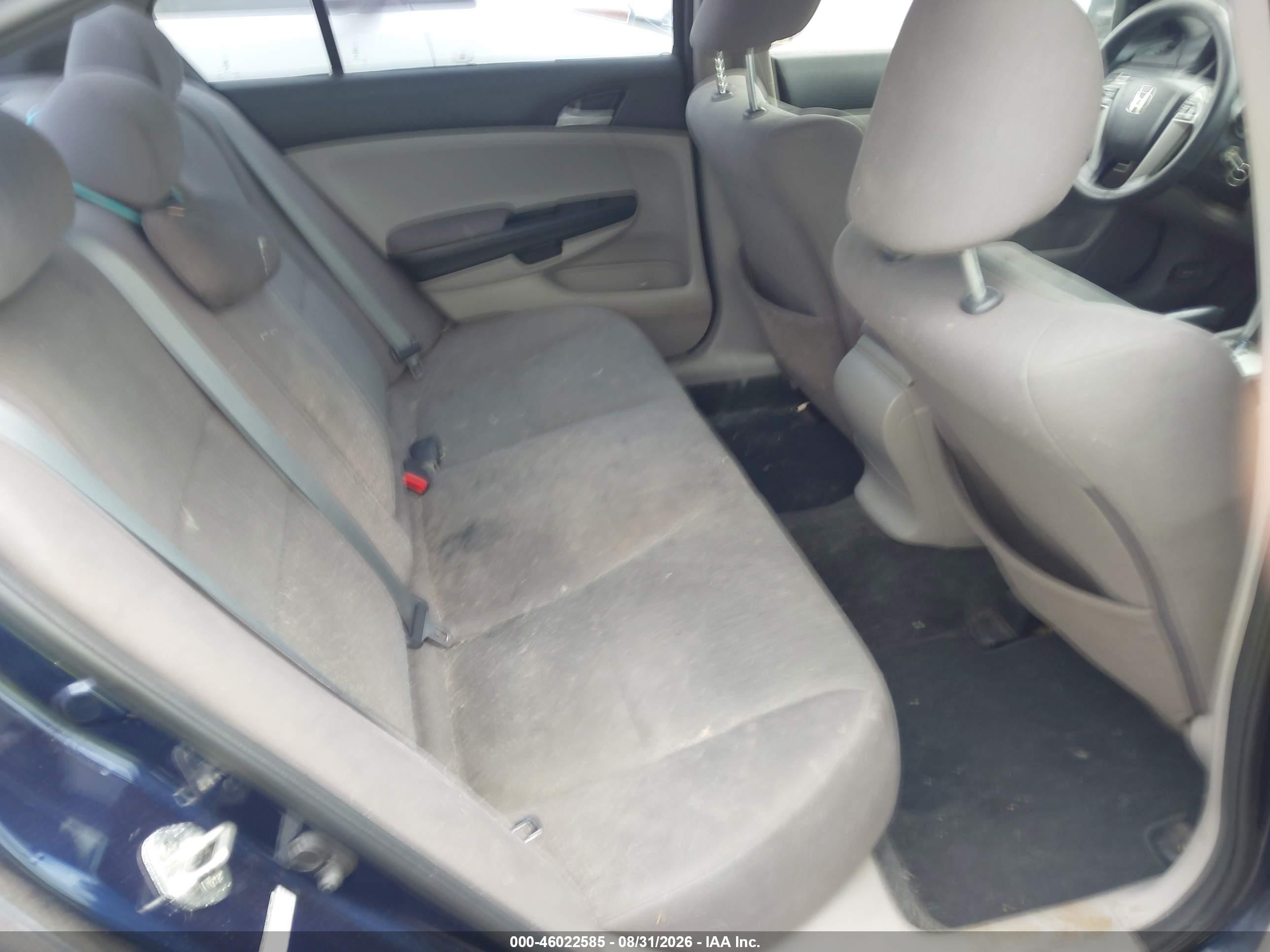 2012 Honda Accord 2.4 Lx-p Blue vin: 1HGCP2F41CA112126
