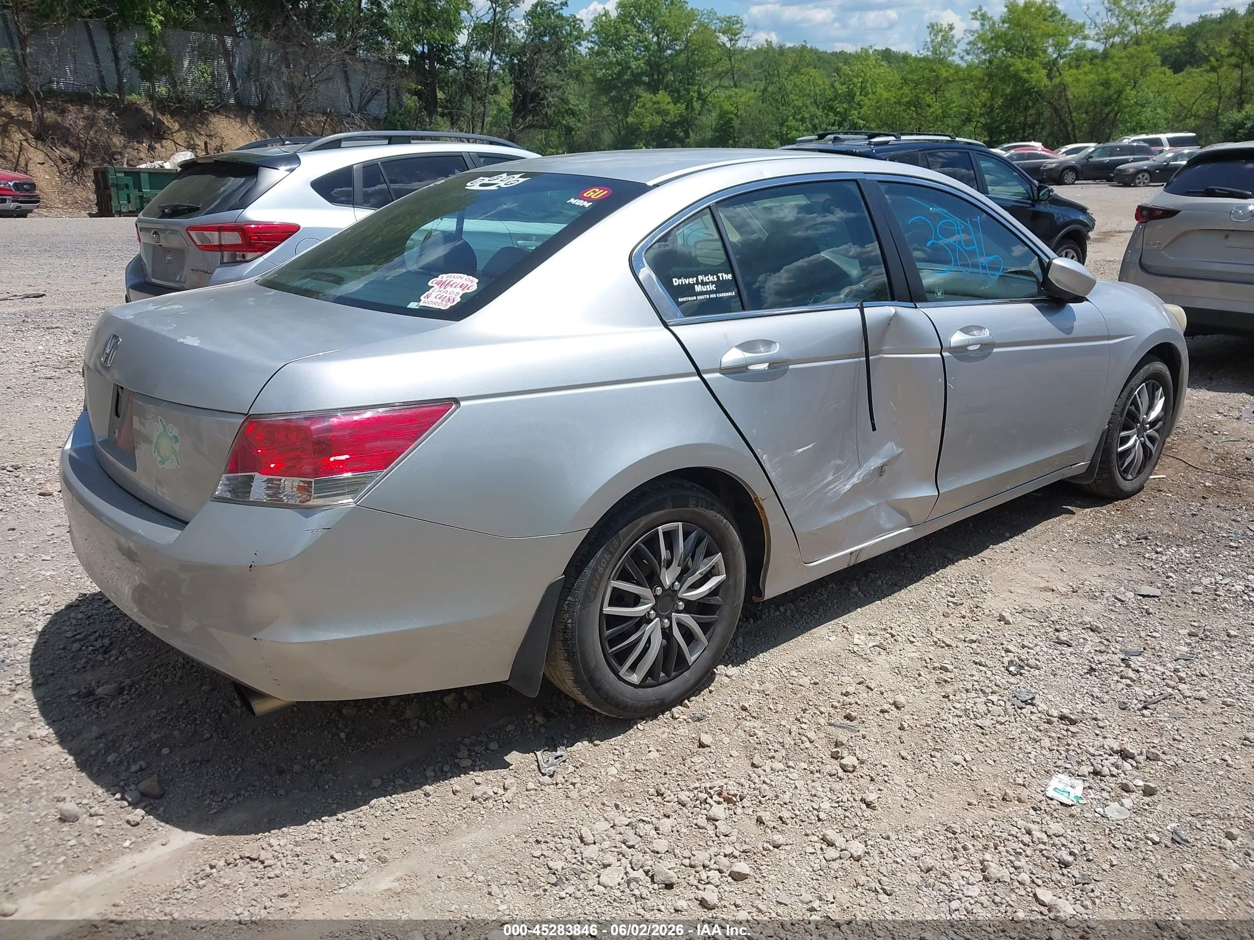 2010 Honda Accord 2.4 Lx-p Silver vin: 1HGCP2F42AA077898