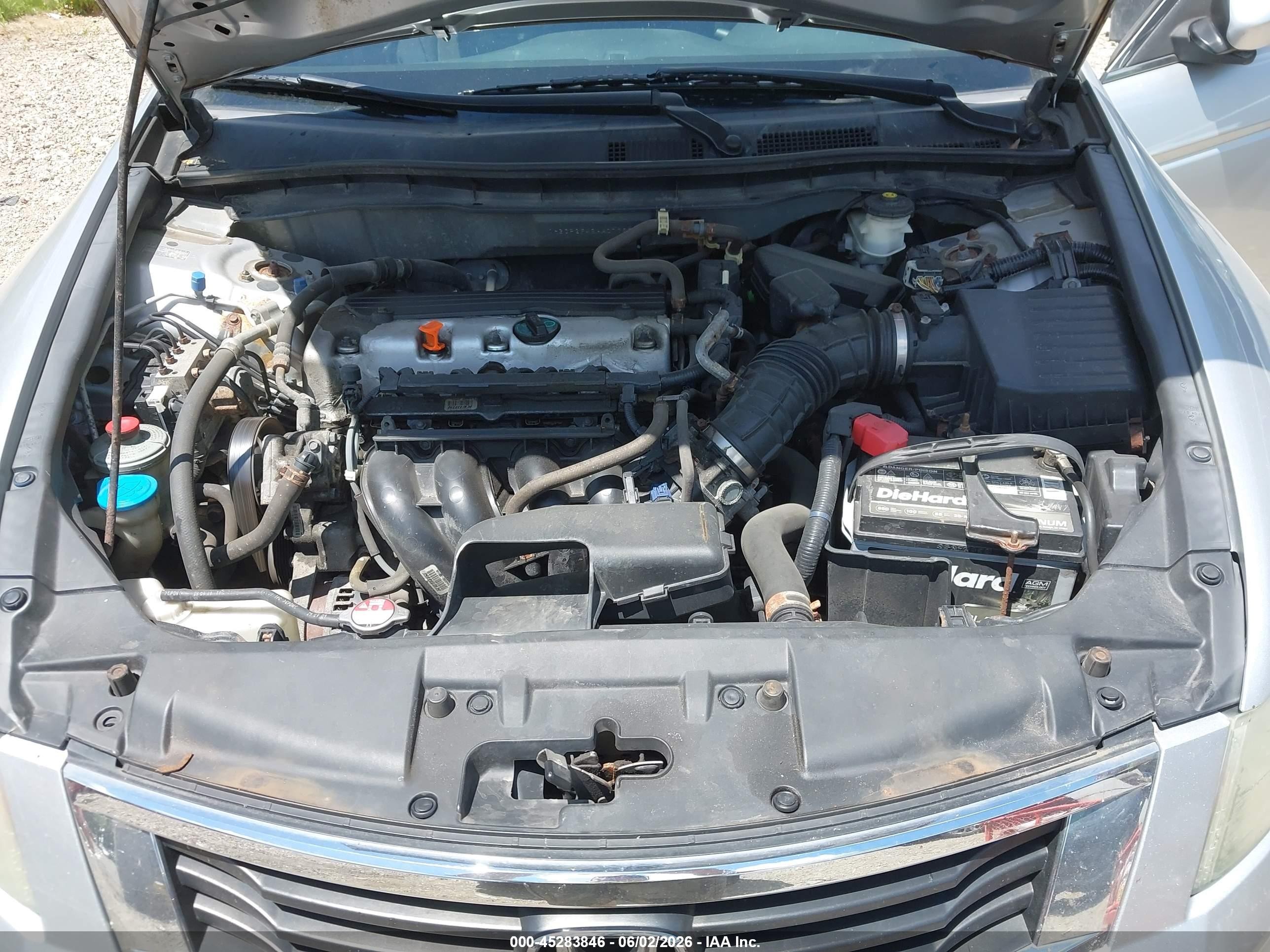 2010 Honda Accord 2.4 Lx-p Silver vin: 1HGCP2F42AA077898