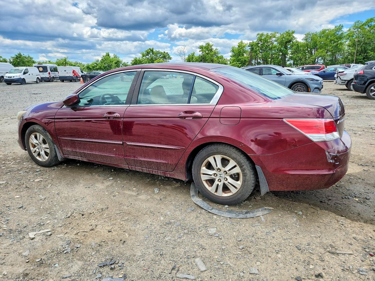 2010 Honda Accord Lxp Burgundy vin: 1HGCP2F42AA097682