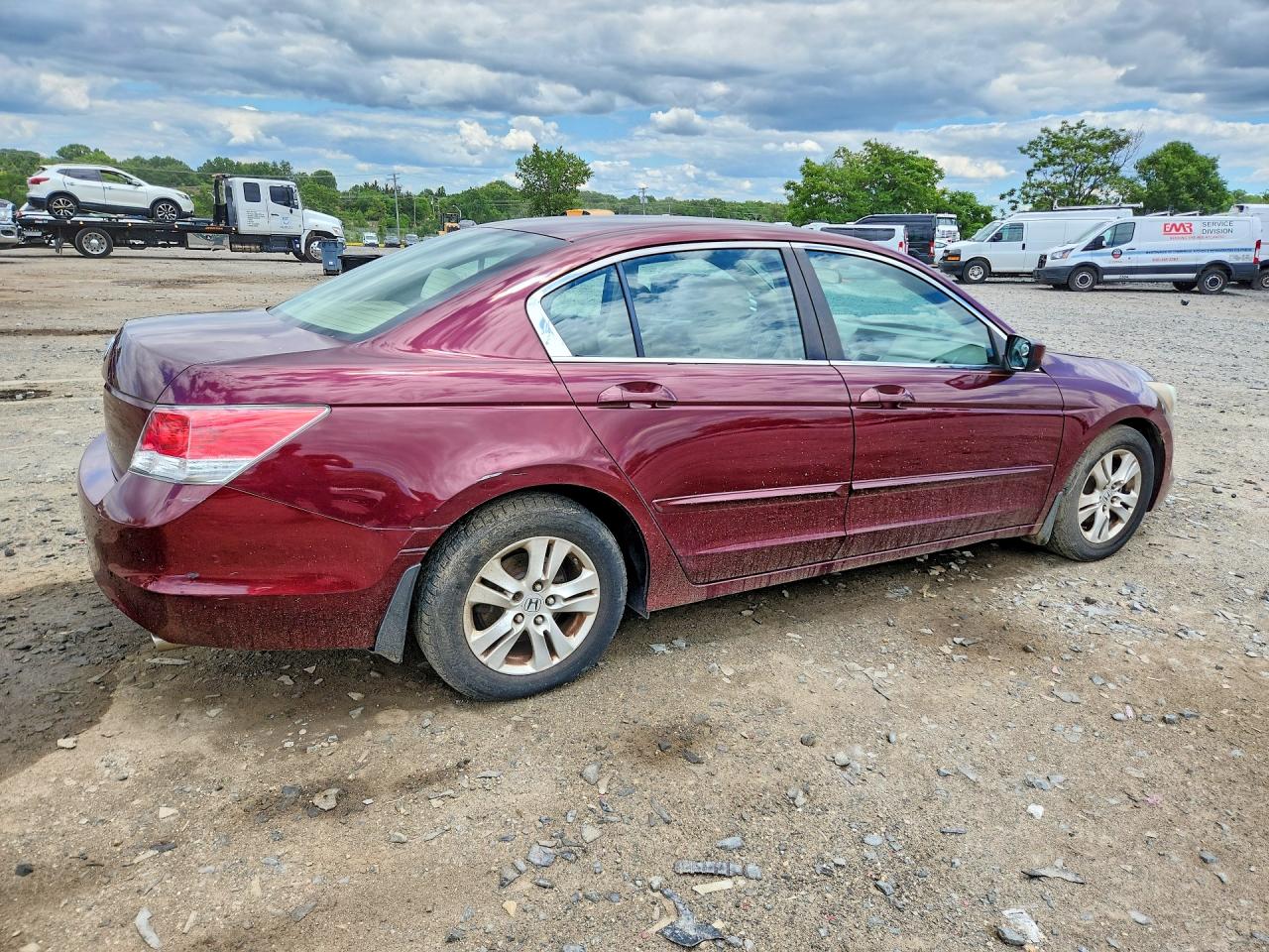 2010 Honda Accord Lxp Burgundy vin: 1HGCP2F42AA097682
