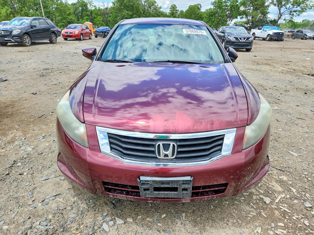 2010 Honda Accord Lxp Burgundy vin: 1HGCP2F42AA097682