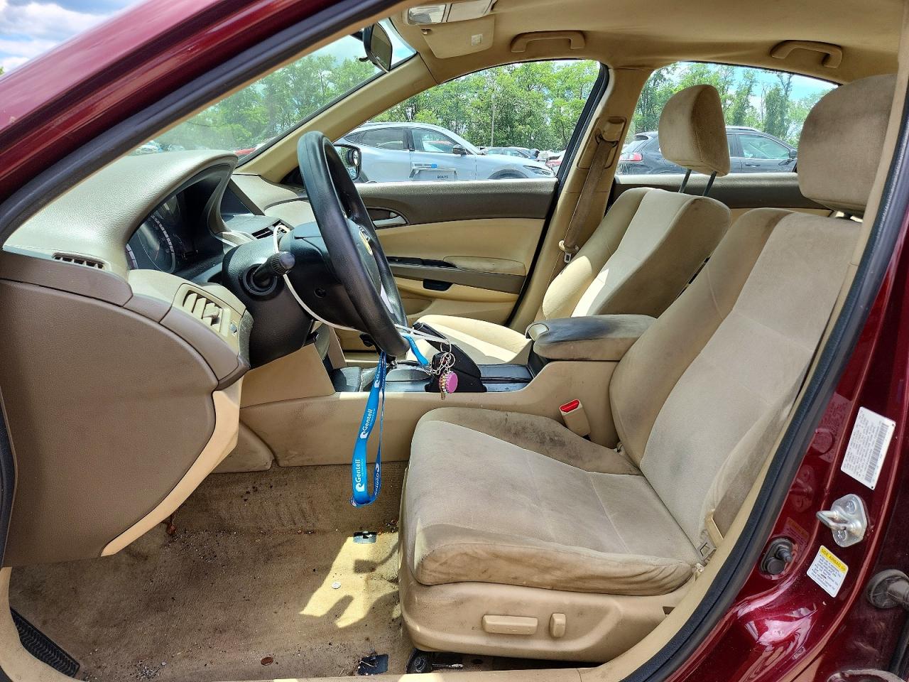 2010 Honda Accord Lxp Burgundy vin: 1HGCP2F42AA097682