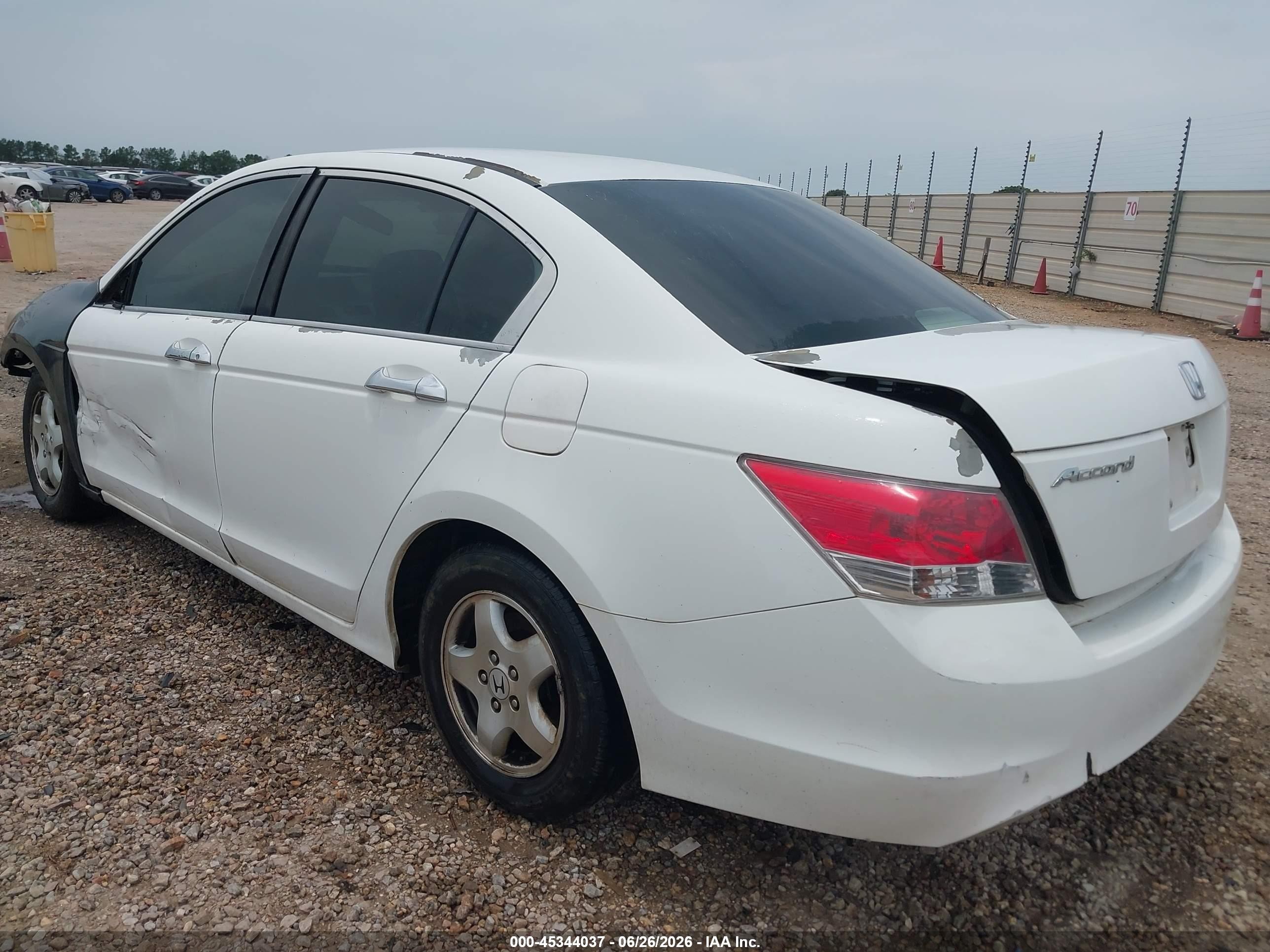 2010 Honda Accord 2.4 Lx-p White vin: 1HGCP2F42AA127408