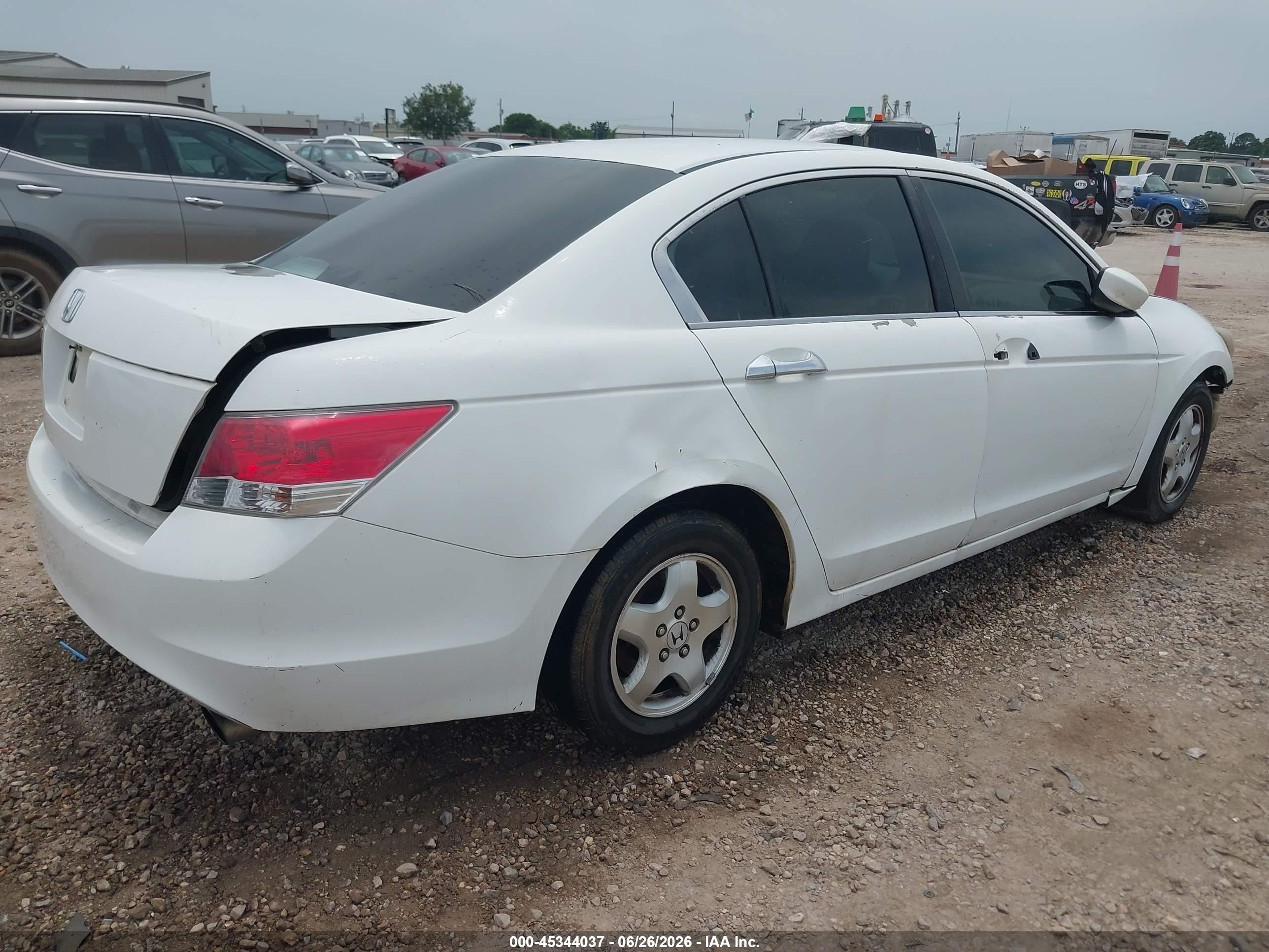2010 Honda Accord 2.4 Lx-p White vin: 1HGCP2F42AA127408