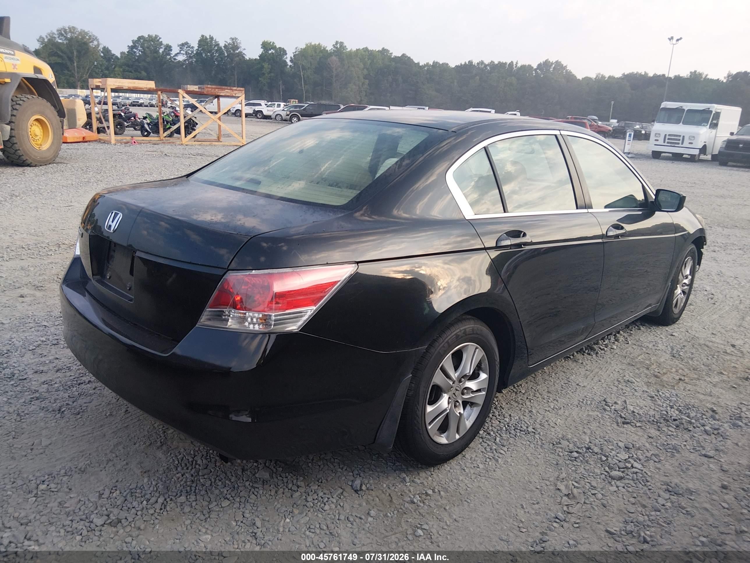2010 Honda Accord 2.4 Lx-p Black vin: 1HGCP2F42AA158058