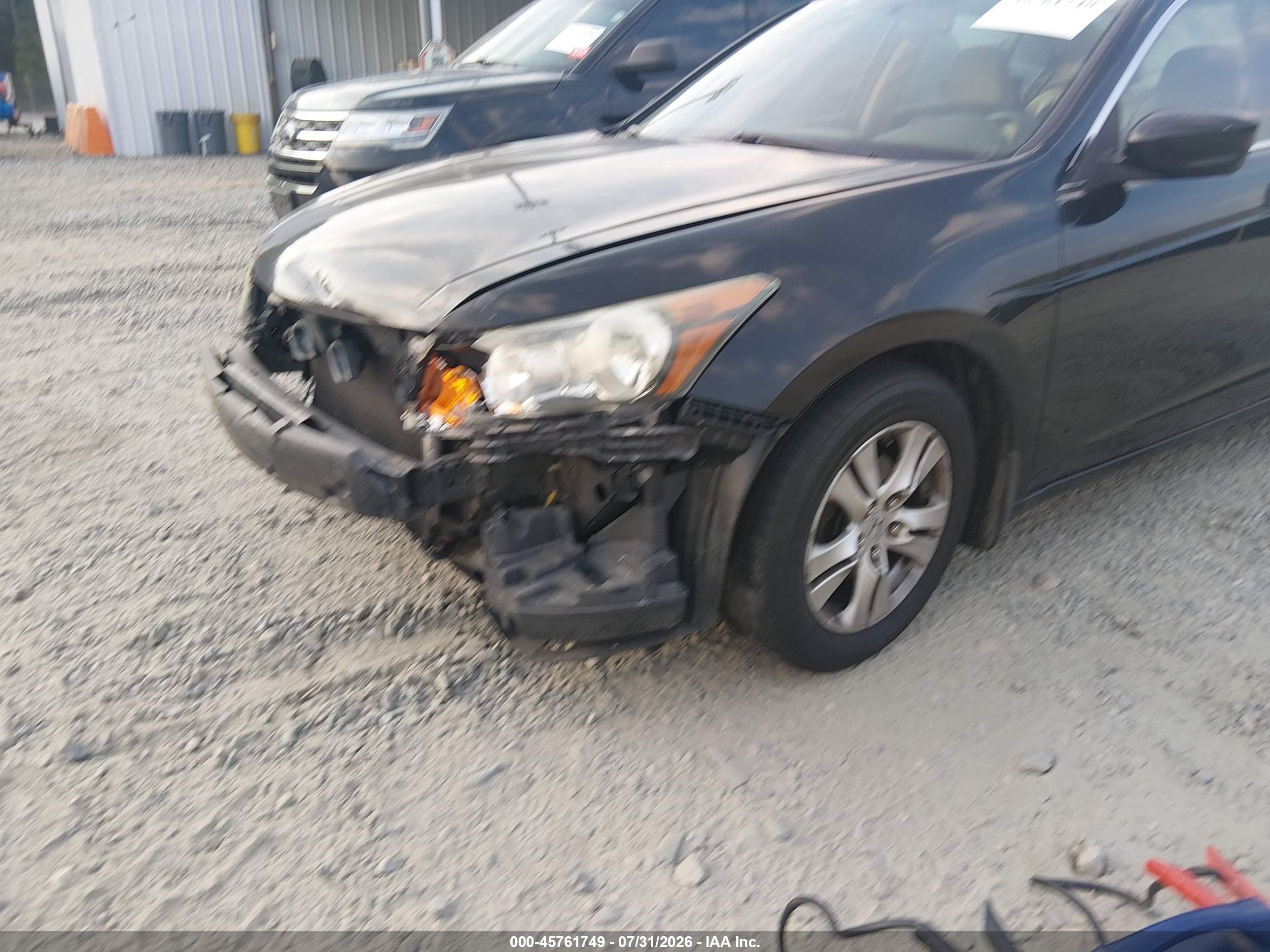 2010 Honda Accord 2.4 Lx-p Black vin: 1HGCP2F42AA158058