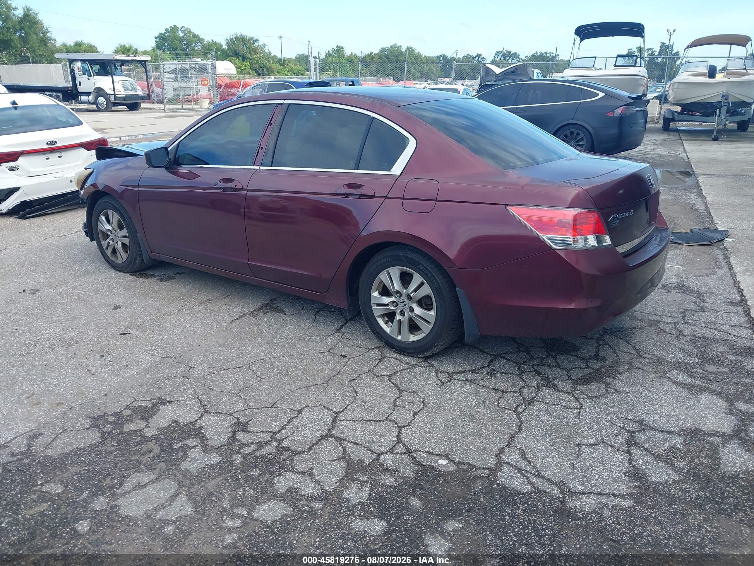 2010 Honda Accord 2.4 Lx-p Burgundy vin: 1HGCP2F42AA174227