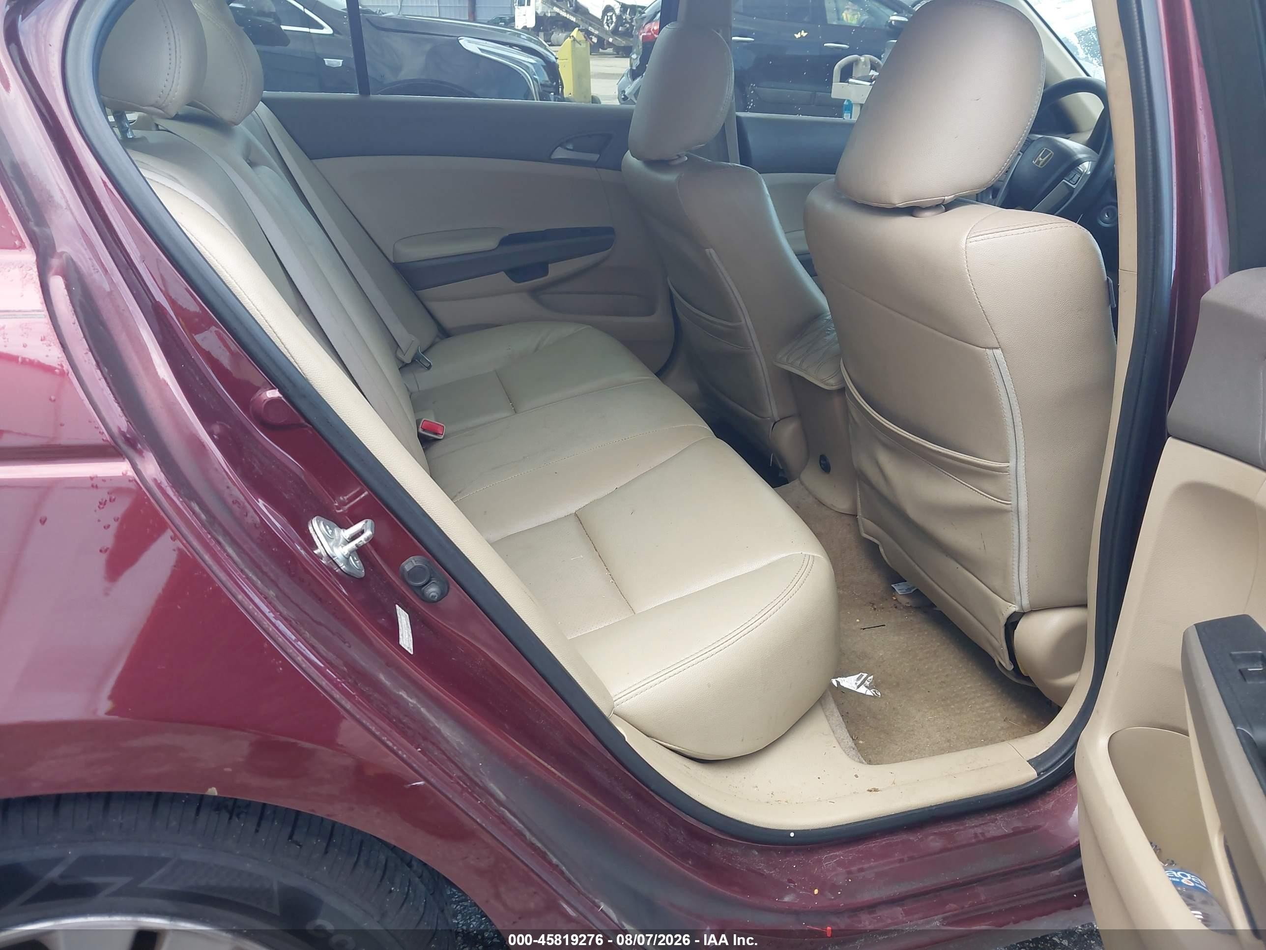2010 Honda Accord 2.4 Lx-p Burgundy vin: 1HGCP2F42AA174227