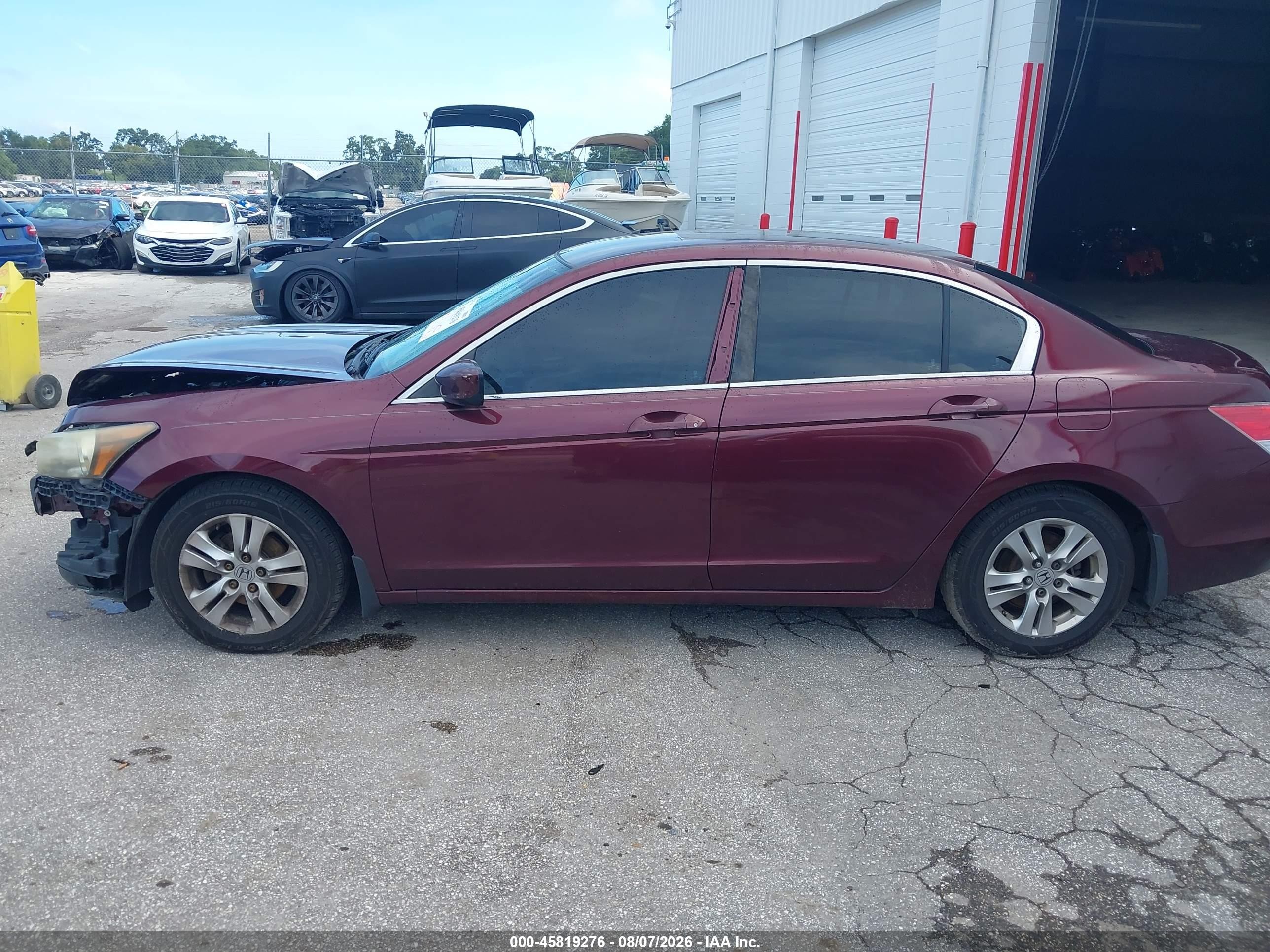 2010 Honda Accord 2.4 Lx-p Burgundy vin: 1HGCP2F42AA174227