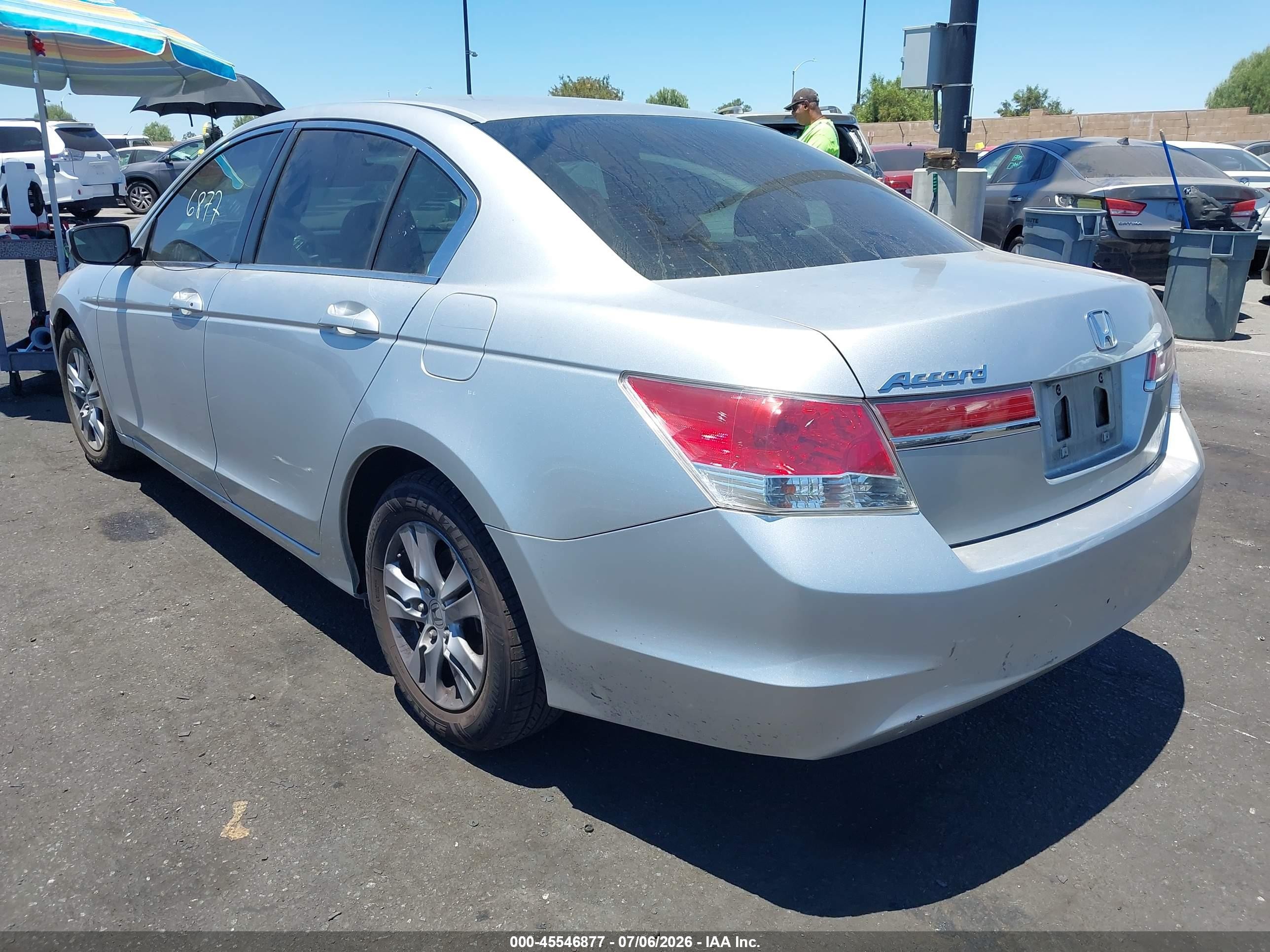 2011 Honda Accord 2.4 Lx-p Silver vin: 1HGCP2F42BA075733