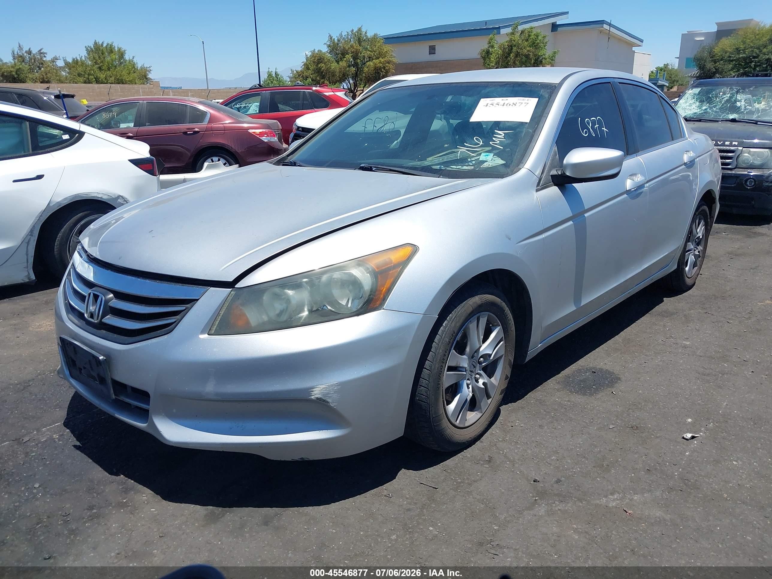 2011 Honda Accord 2.4 Lx-p Silver vin: 1HGCP2F42BA075733