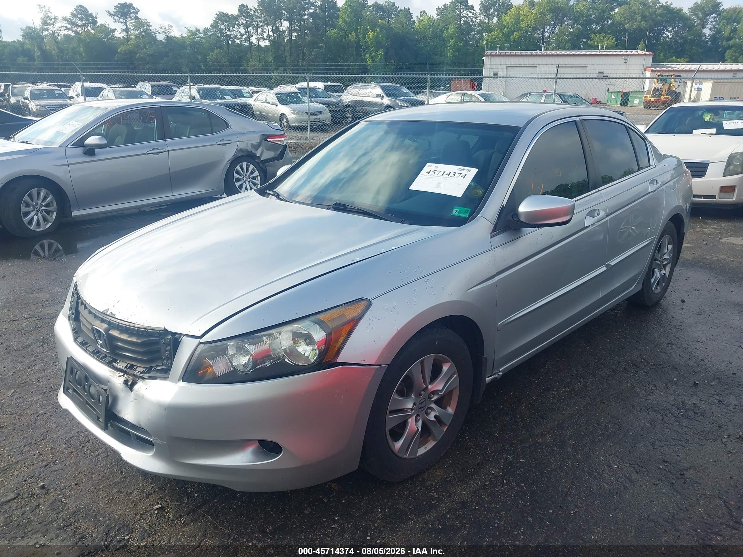 2011 Honda Accord 2.4 Lx-p Silver vin: 1HGCP2F42BA099594