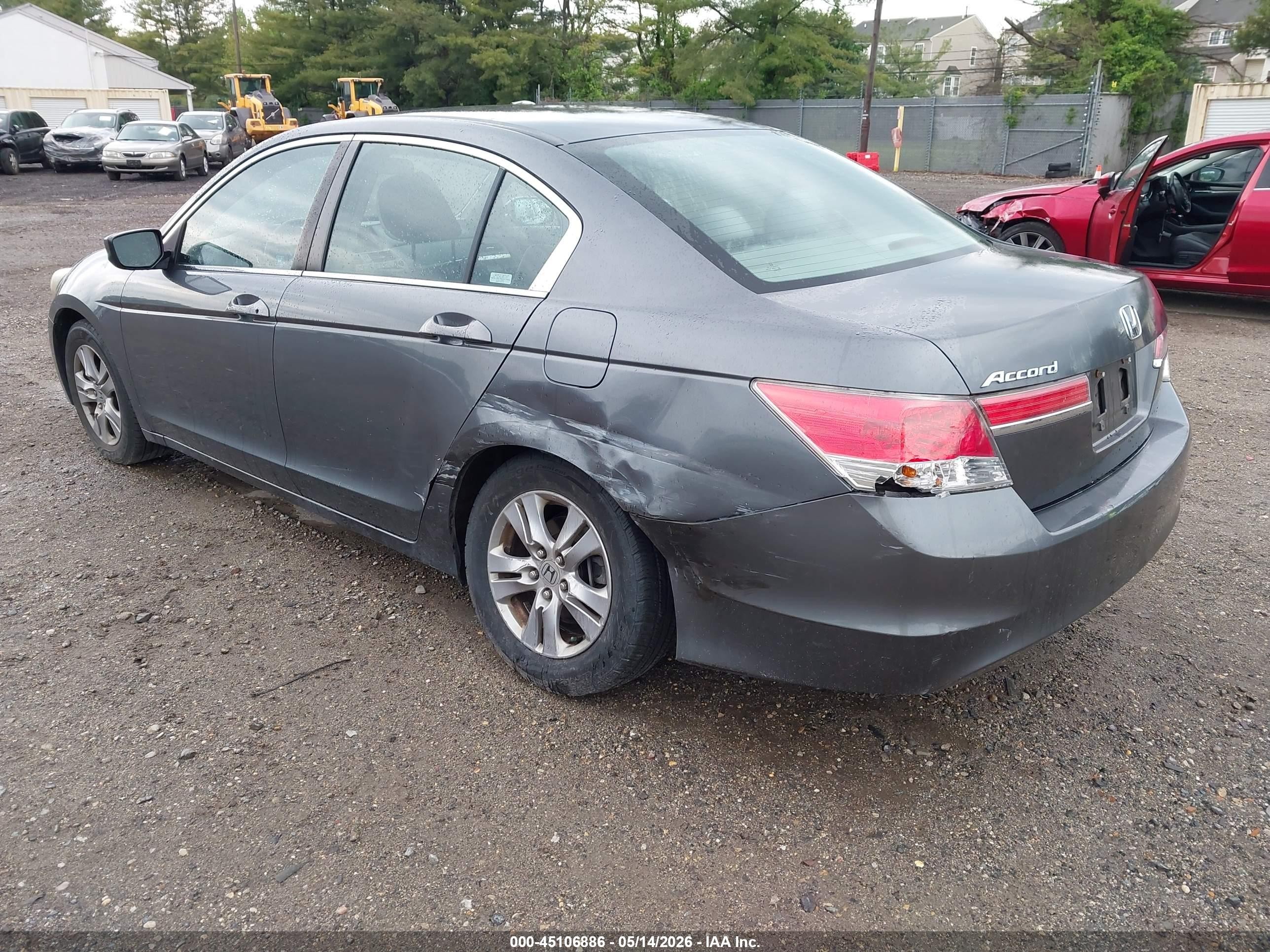 2012 Honda Accord 2.4 Lx-p Gray vin: 1HGCP2F42CA005523