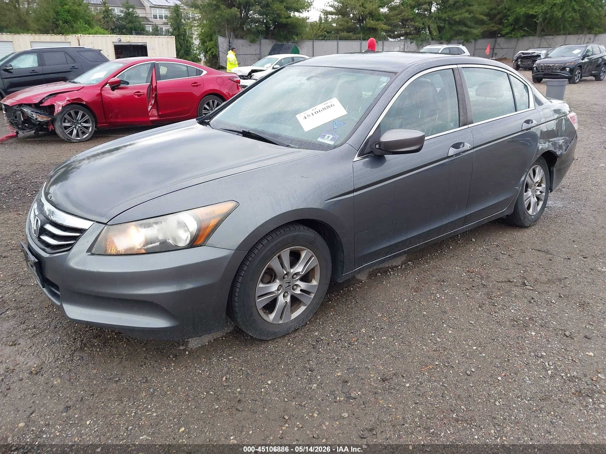 2012 Honda Accord 2.4 Lx-p Gray vin: 1HGCP2F42CA005523