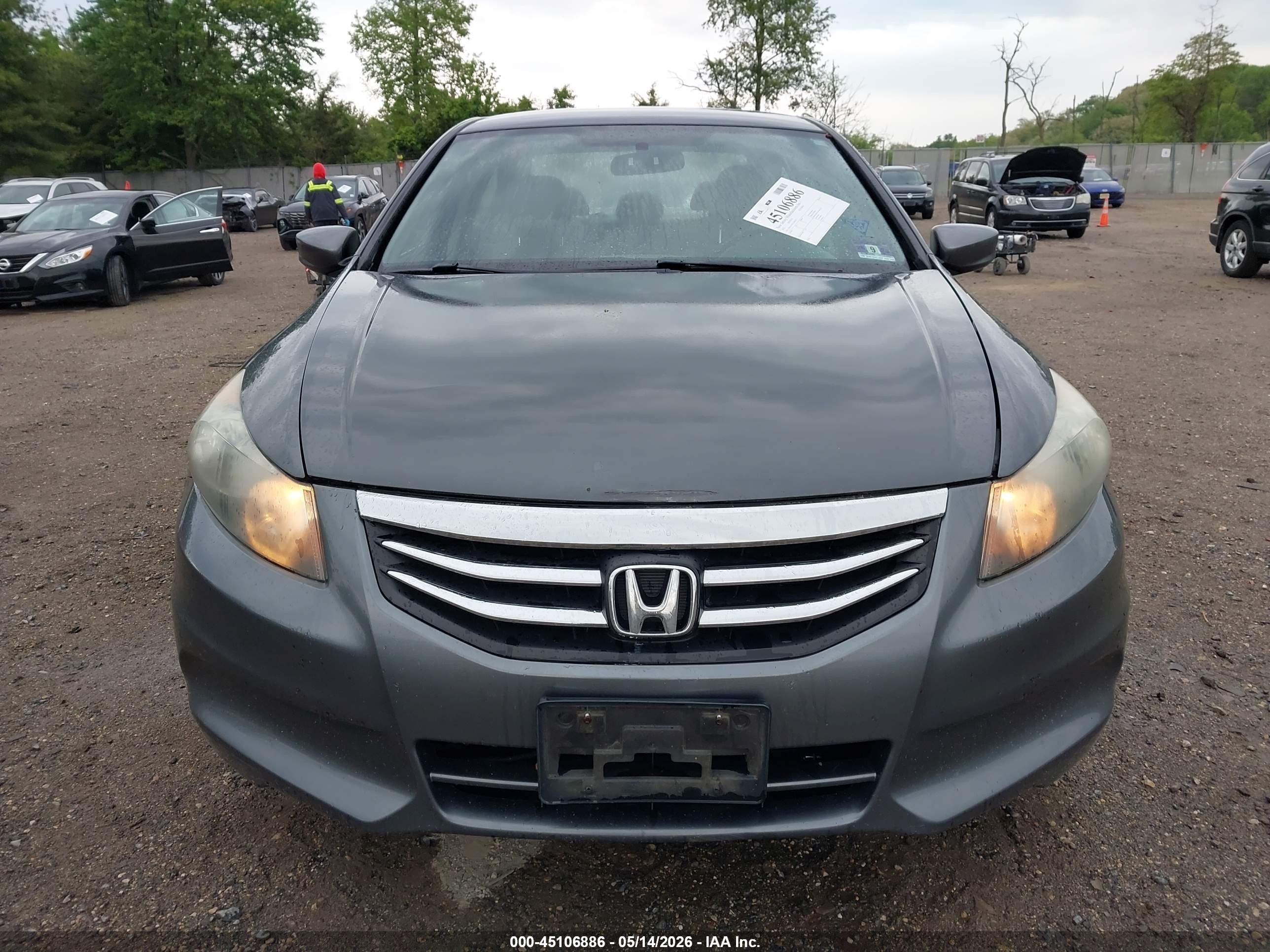 2012 Honda Accord 2.4 Lx-p Gray vin: 1HGCP2F42CA005523