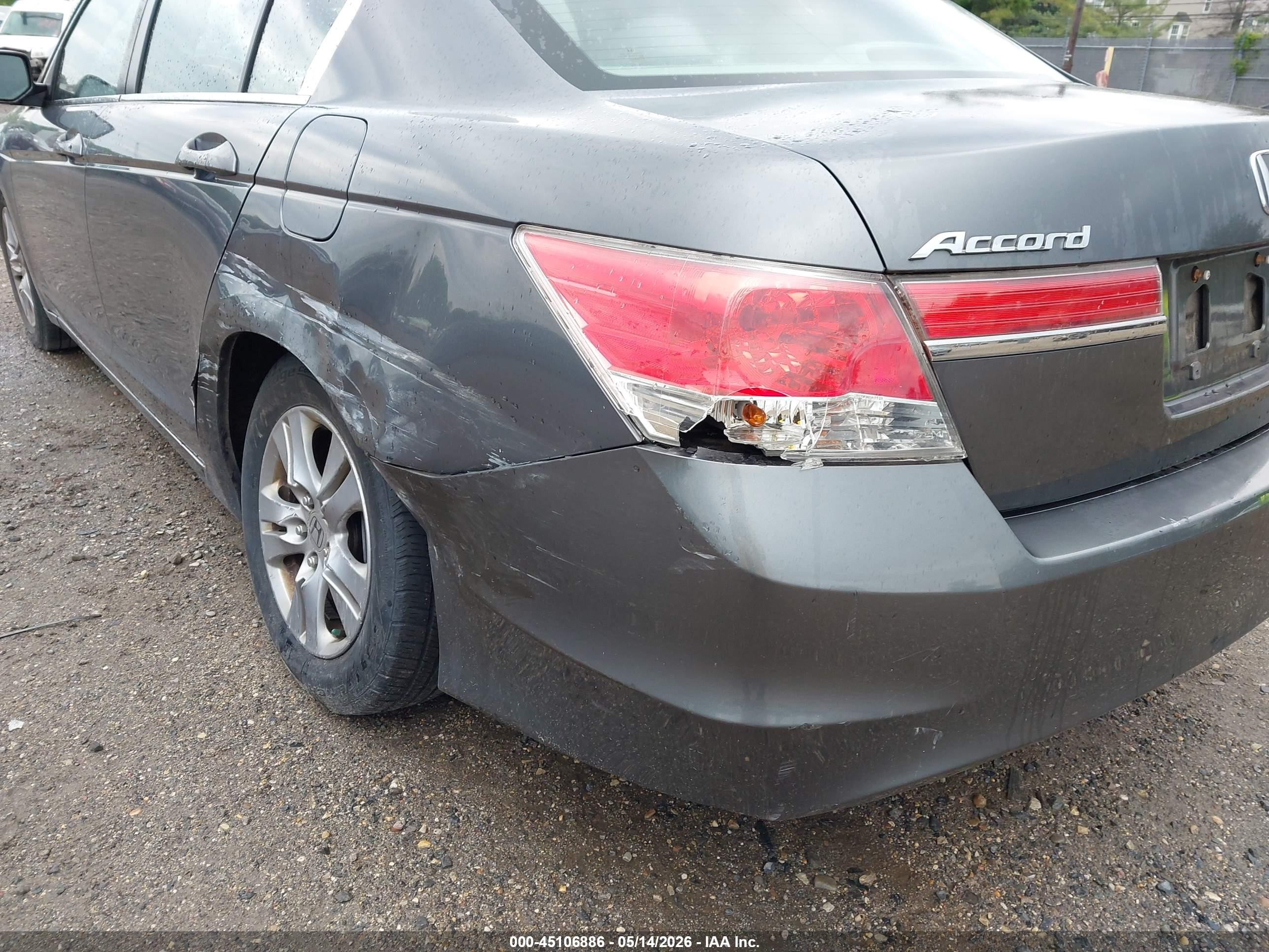 2012 Honda Accord 2.4 Lx-p Gray vin: 1HGCP2F42CA005523